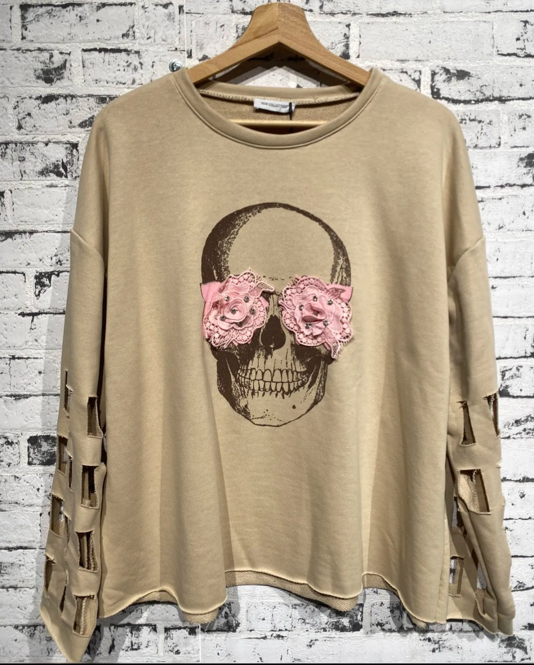 Pullover "Skull", onesize 38 bis 42/44 von ISSIMA