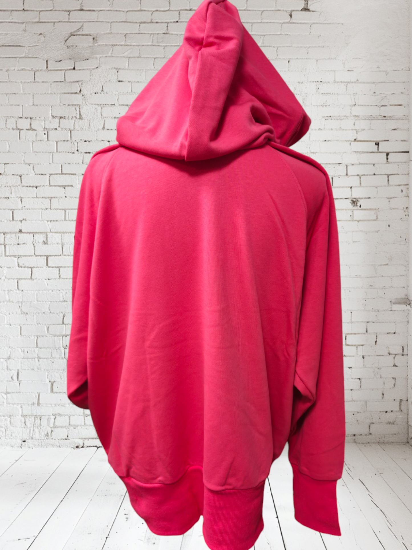 Hooded sweatshirt "Peanuts" pink, one size up to size 46