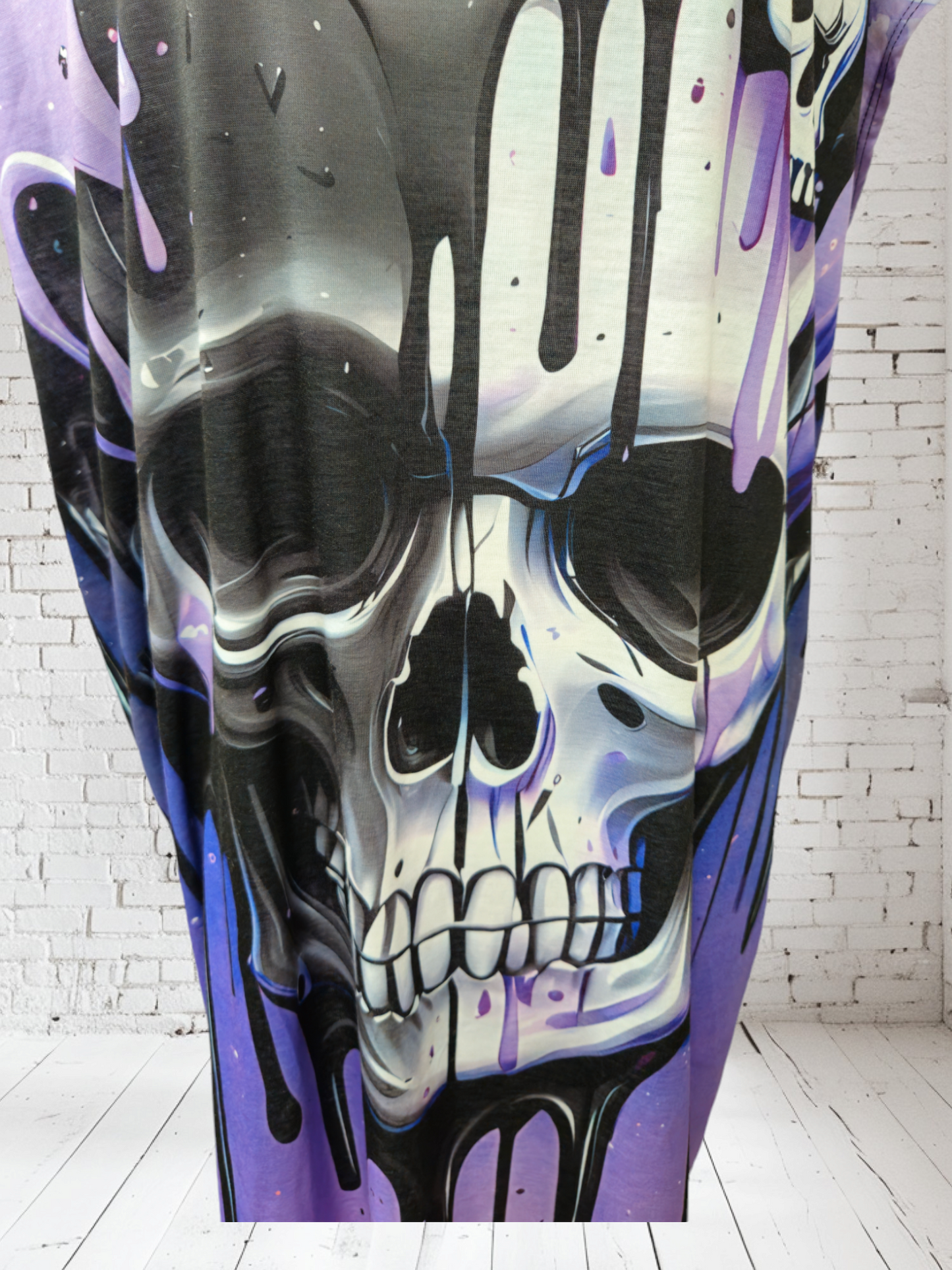 Longshirt "Skull lila" 40 - 42/44