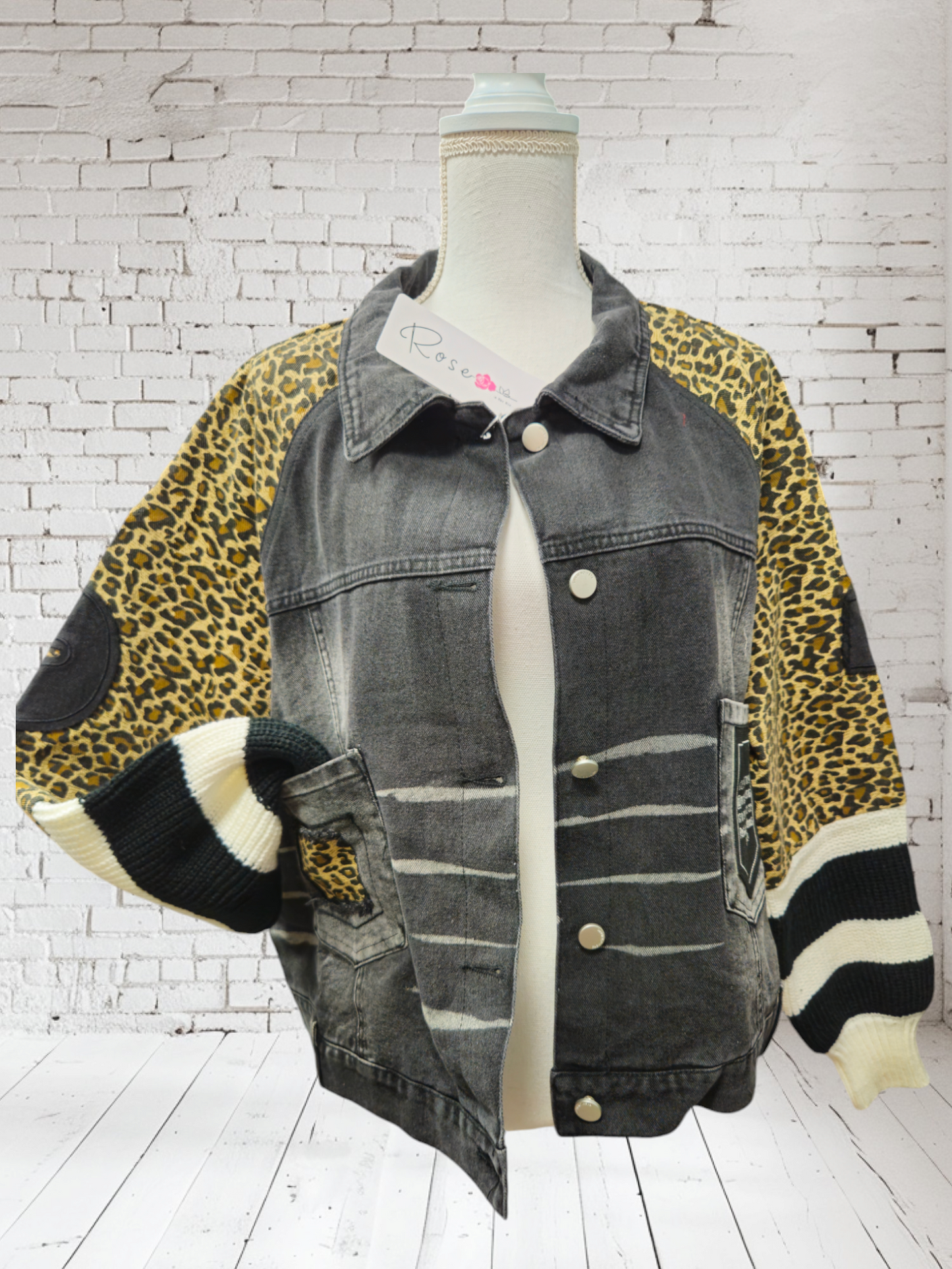 Jeans-Jacke leo "MIO ECHO" Grösse 36/38 & 38/40 von ROSE