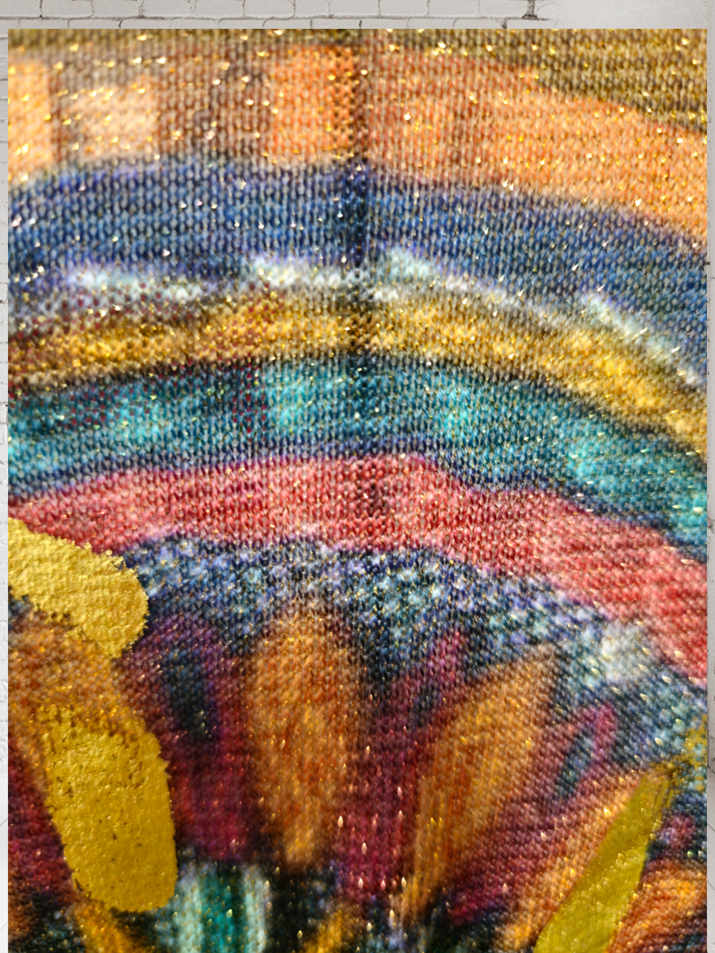 Longjacke Lurex "Traumfänger" Grösse Onesize bis 46