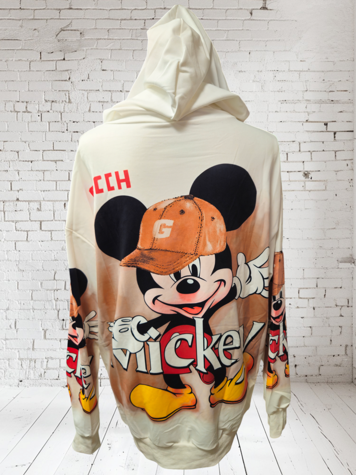 Kapuzenshirt "Mickey", Onesize bis 42/44 von ROSE
