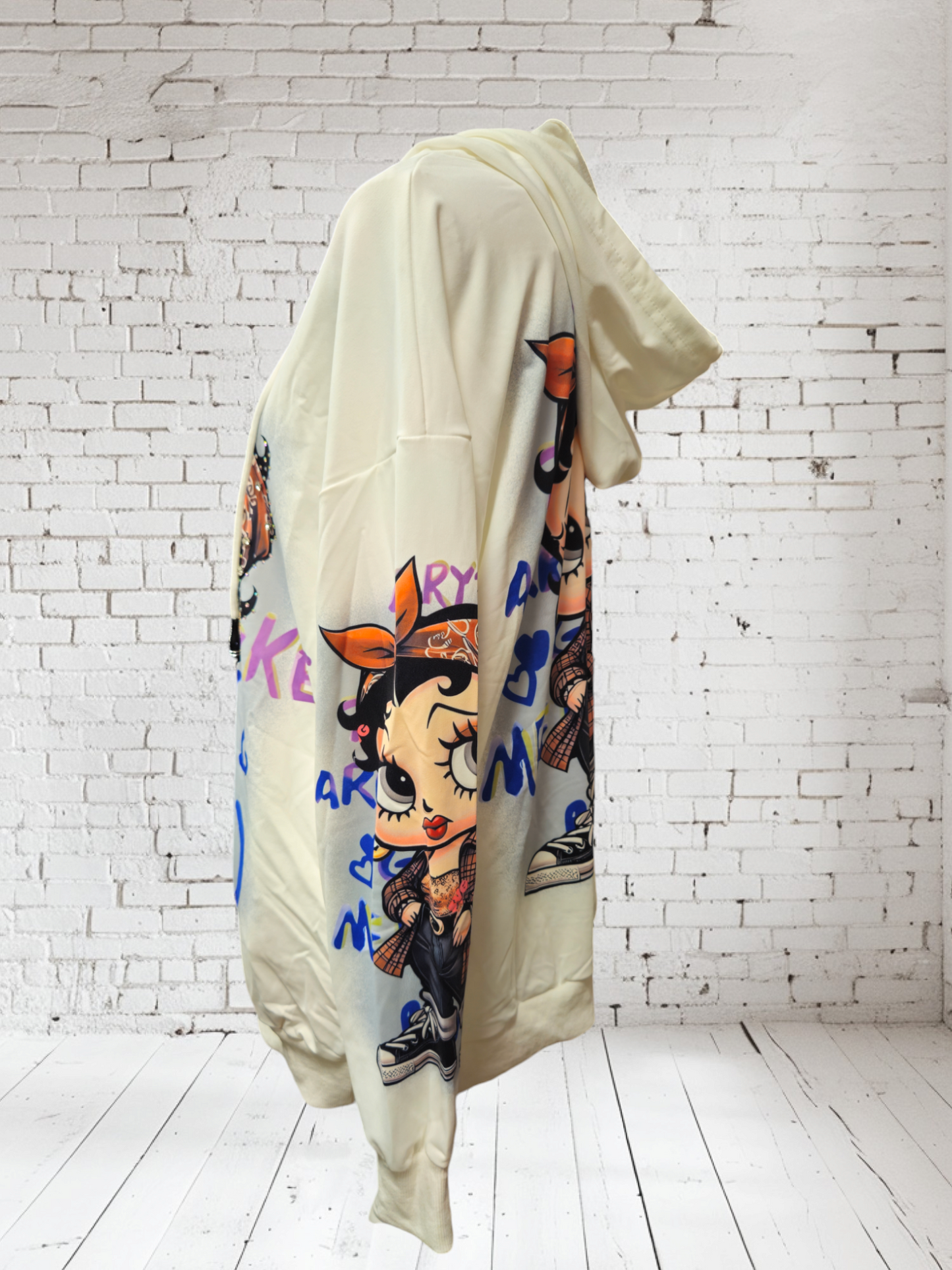 Kapuzenshirt "Betty Boop", Onesize bis 42/44 von ROSE