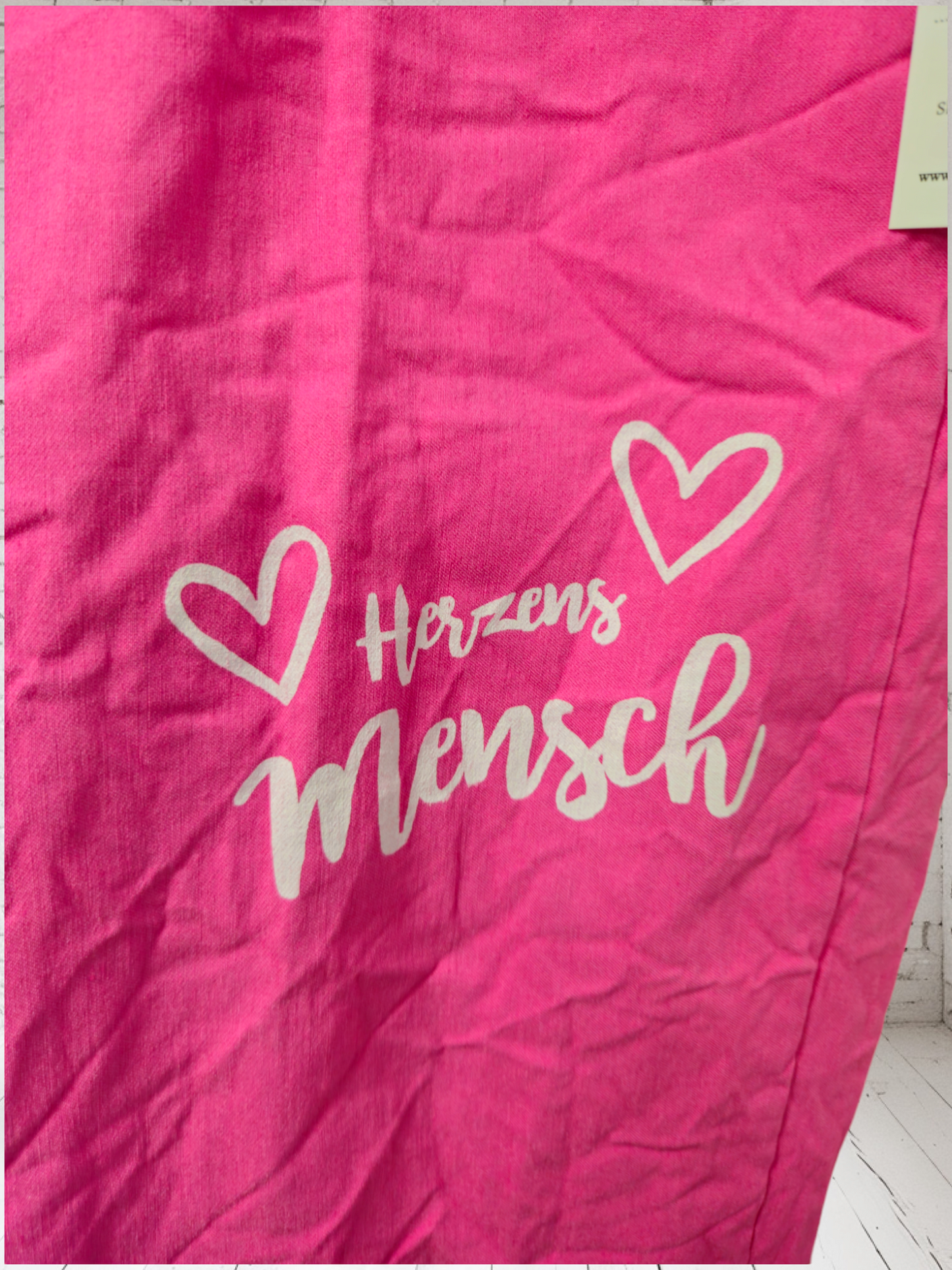 Stretchhose pink "Herzensmensch", Onesize 48/50