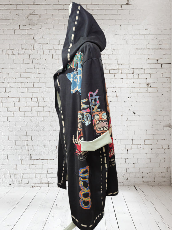 Longblazer mit Kapuze "Fantasy",