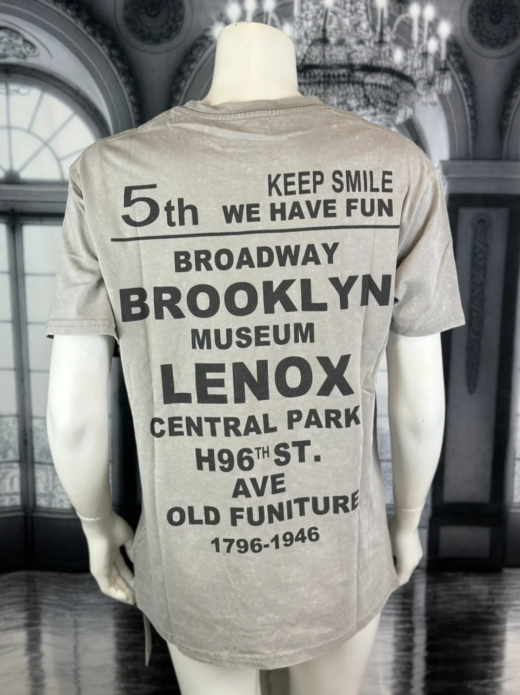 Tshirt "Einstein" hellgrau, Grösse onesize bis 42 (knappe 44) von ROSE