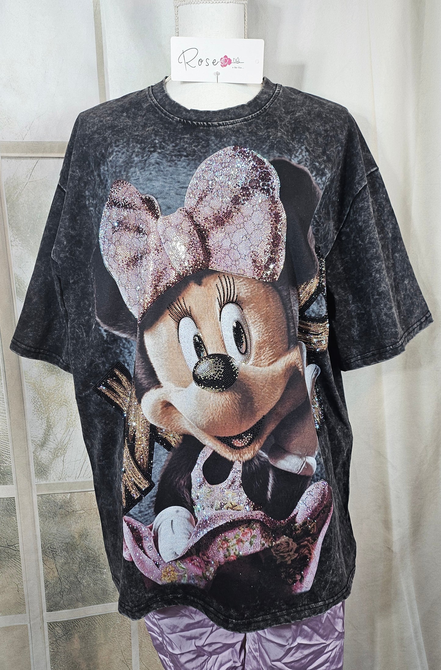 Tshirt grau/schwarz "Minnie", Gr. 40 bis 44 von ROSE