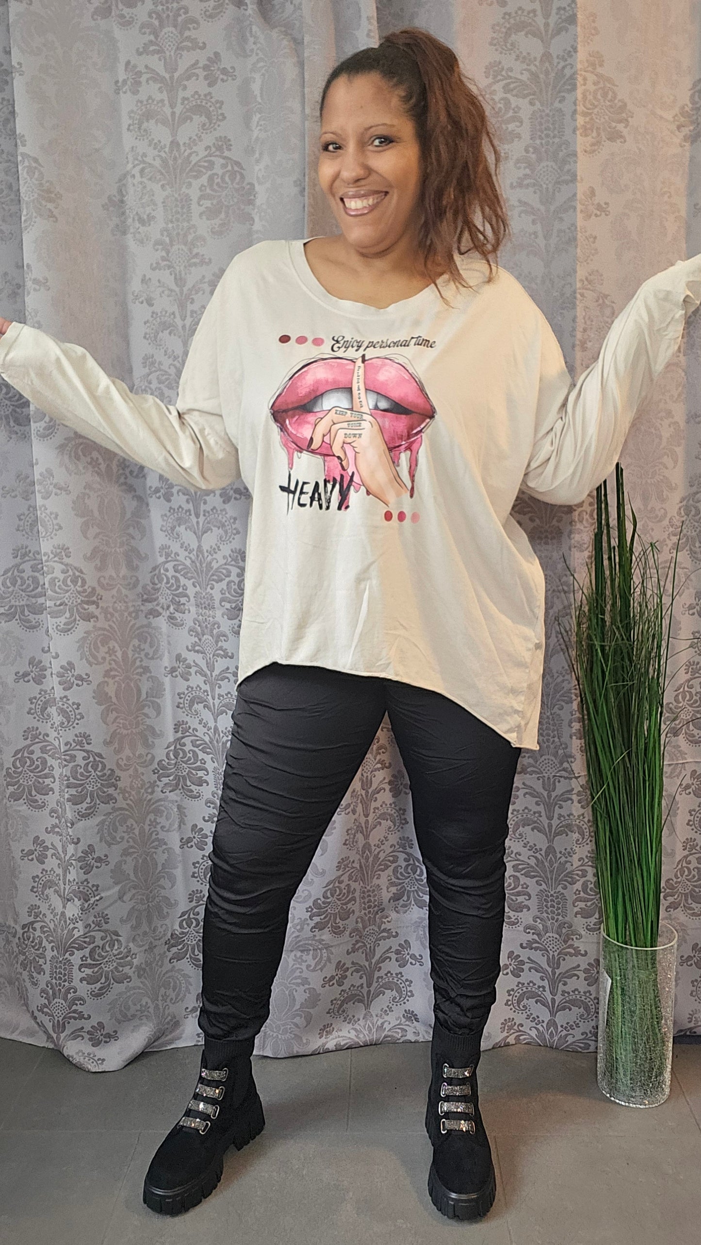 Sweatshirt "Pssssst", Grösse onesize bis 44 von ISSIMA