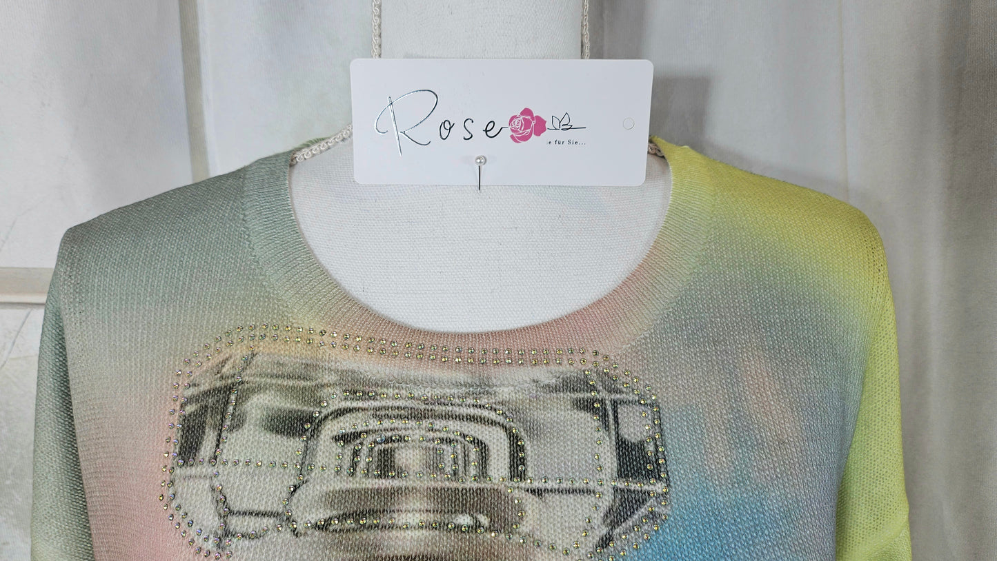 Feinstrick Tshirt "Mariylin", Gr. onesize bis 44 von ROSE