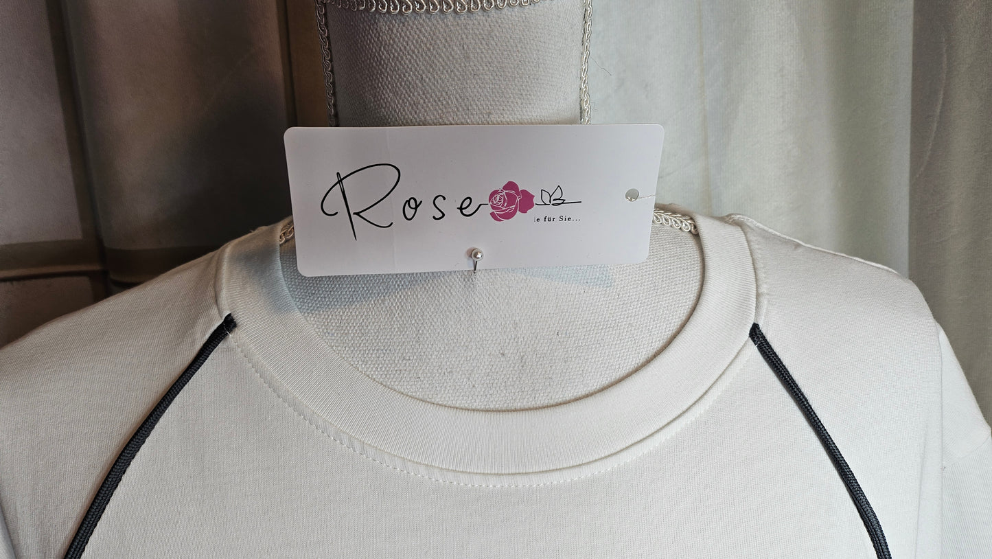 Tshirt weiss "Mickey Nasty", Gr. onesize bis 42/44 von ROSE