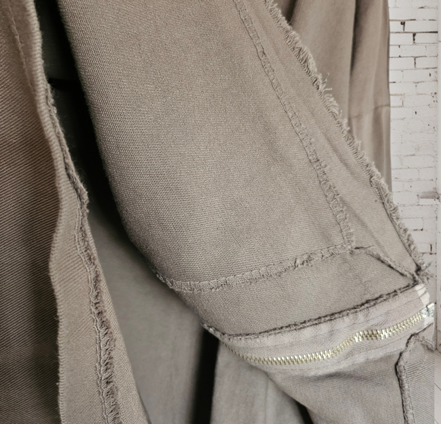 Übergangsjacke "SKULL" in cammel, schwarz, schlamm & grau, Grösse 42/44