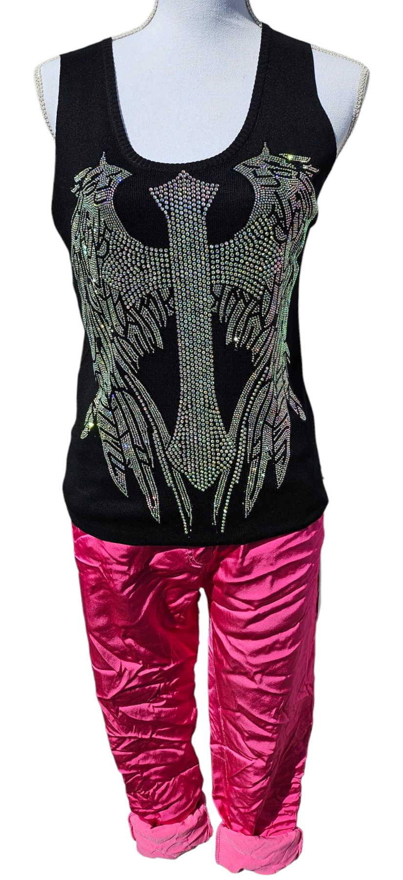 Feinstrick Top "Angelwings", Gr. onesize bis 42 von ROSE
