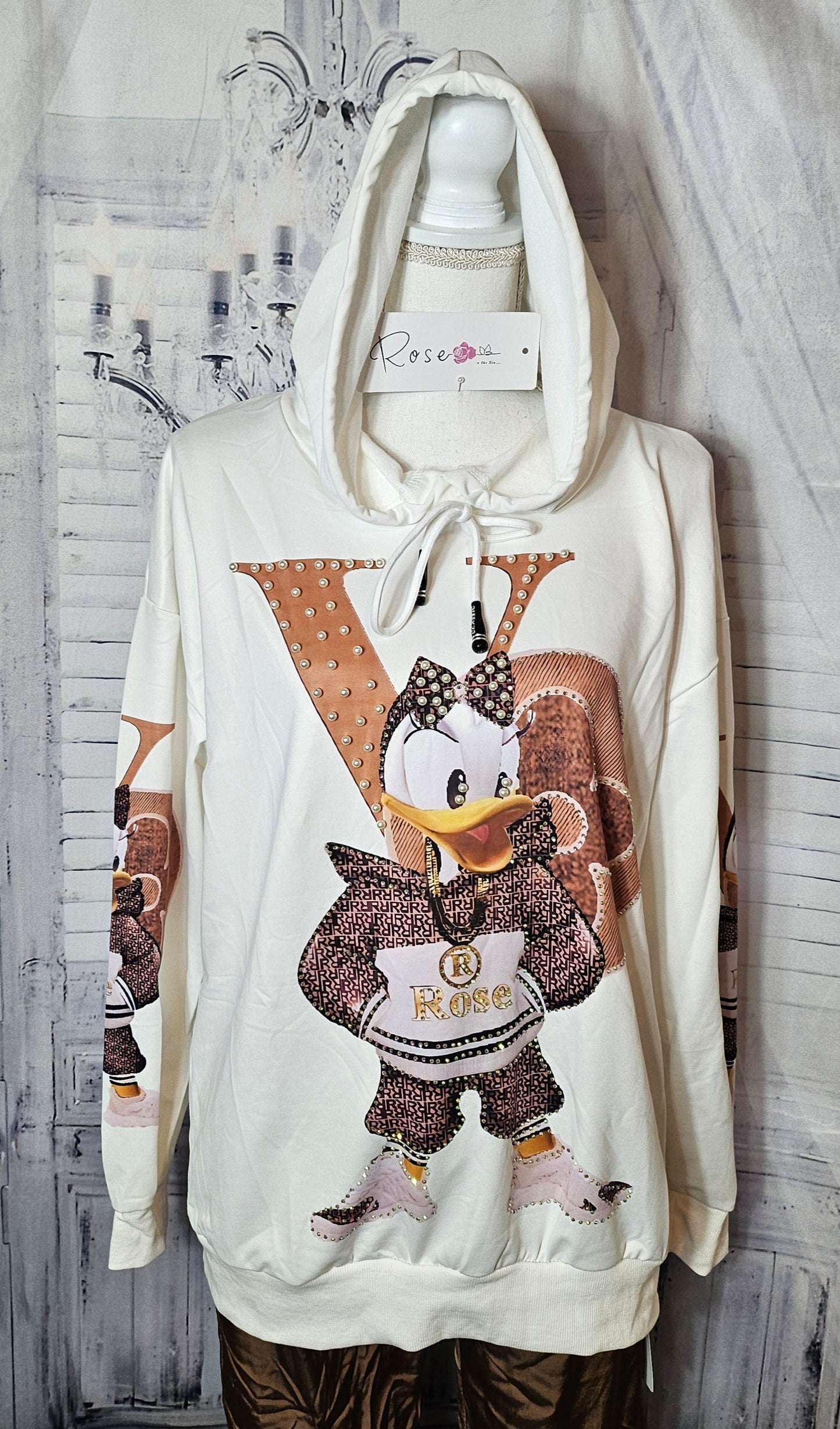 Sweat à capuche "Mickey" taille unique jusqu'au 42/44