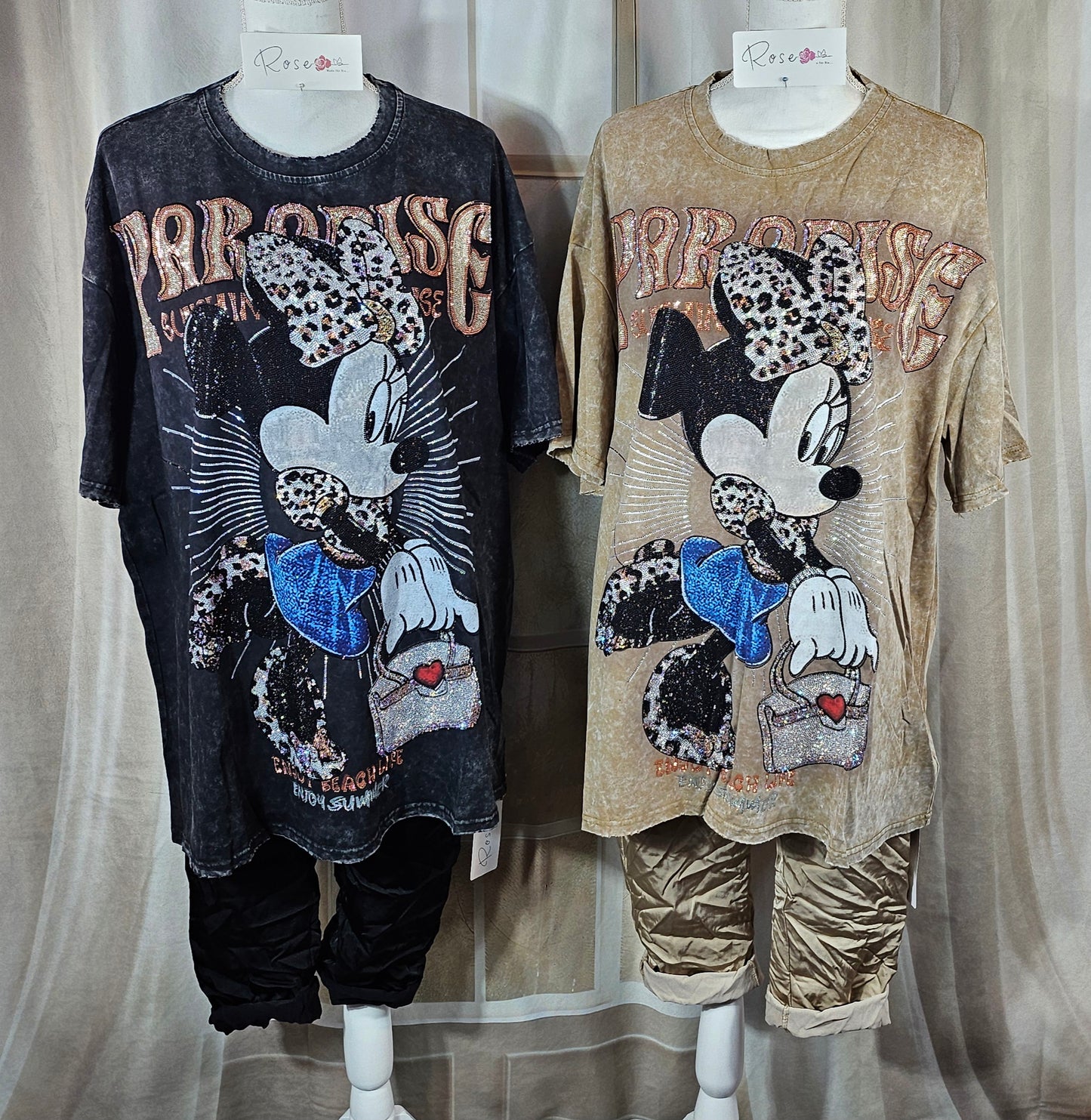 Tshirt cammel "Minnie", Gr. 40 bis 44/46 von ROSE