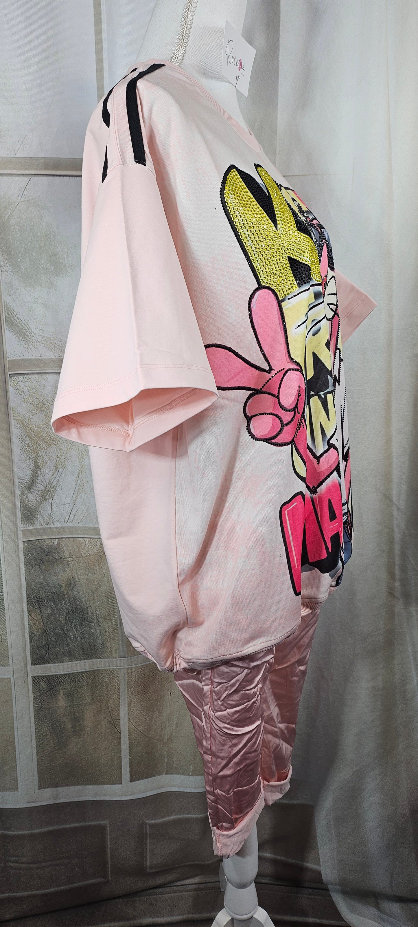 Tshirt rosa "Pink Panther", Gr. 40 bis 44 von ROSE
