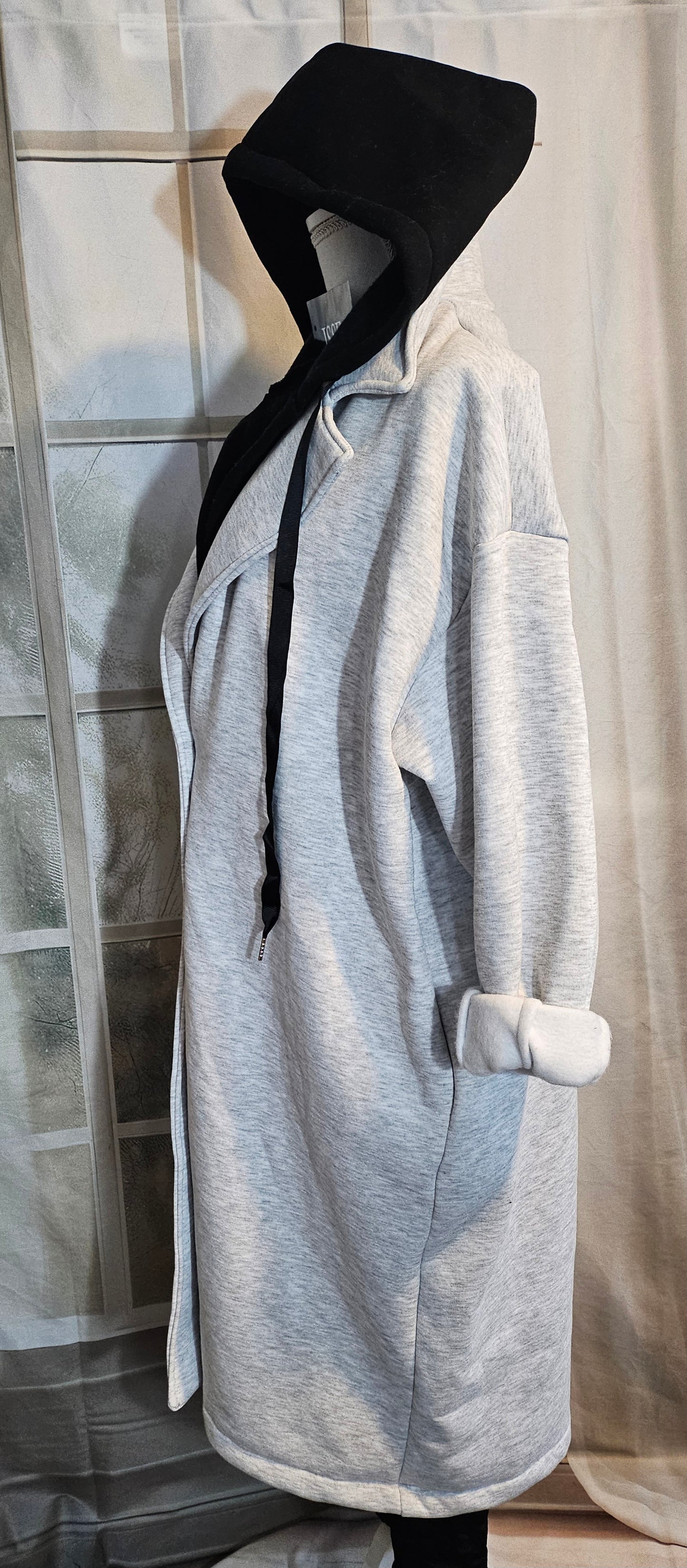 Übergangsmantel grau "SKULL", Gr. Oversize bis 46/48 von ISSIMA