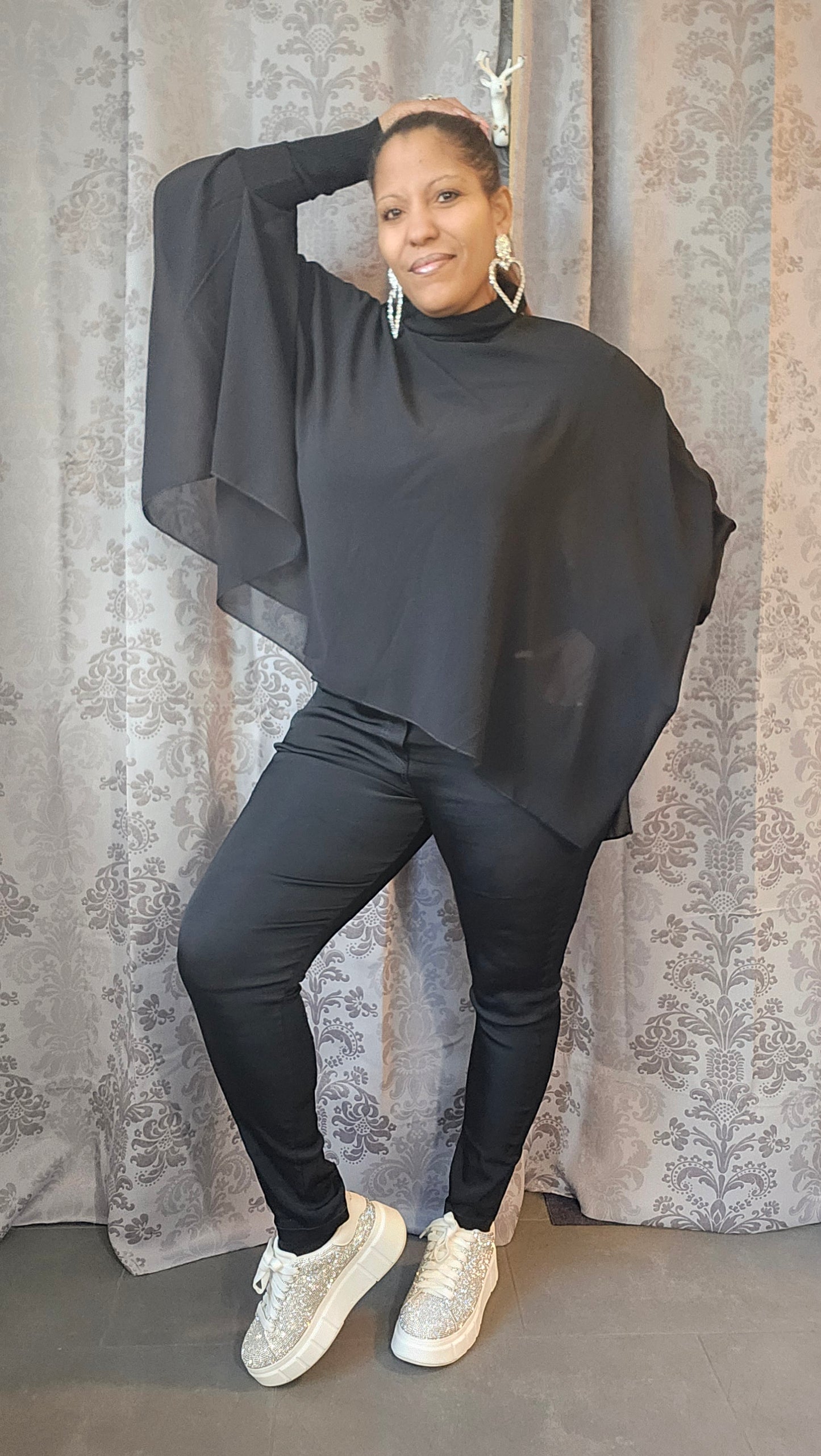 Chiffonüberwurf bis Grösse 42 (knappe 44) von ROSE