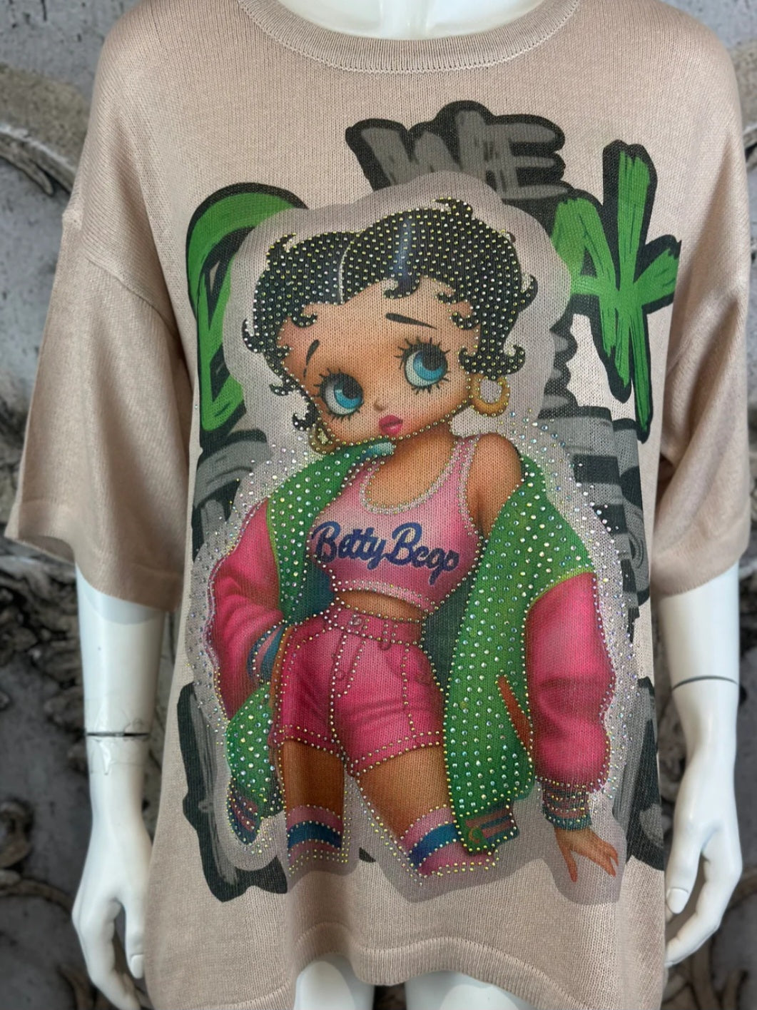 Feinstrick Tshirt "Betty", Gr. onesize bis 44 von ROSE