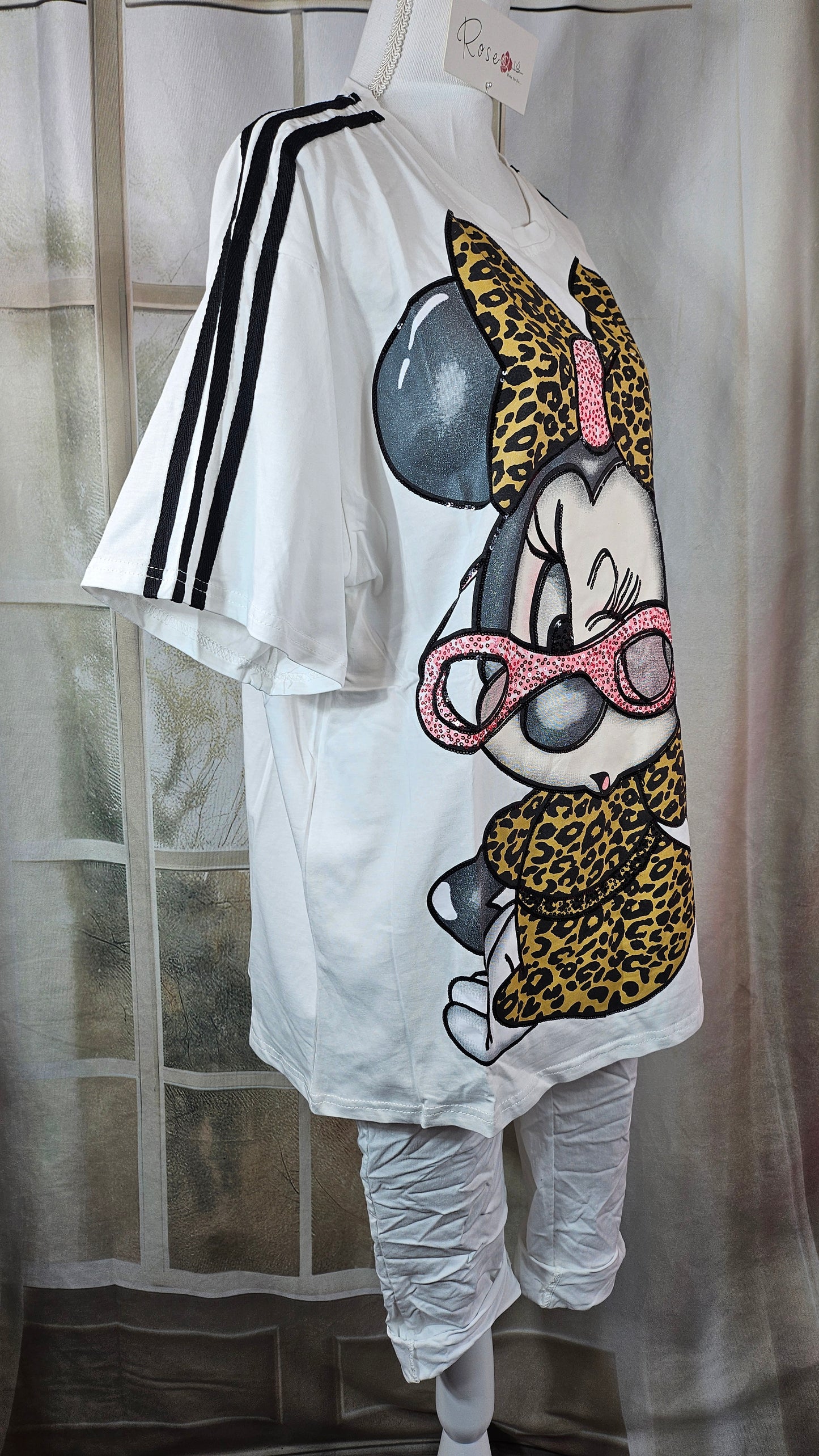 Tshirt weiss "Minnie", Gr. 40 bis 44 von ROSE