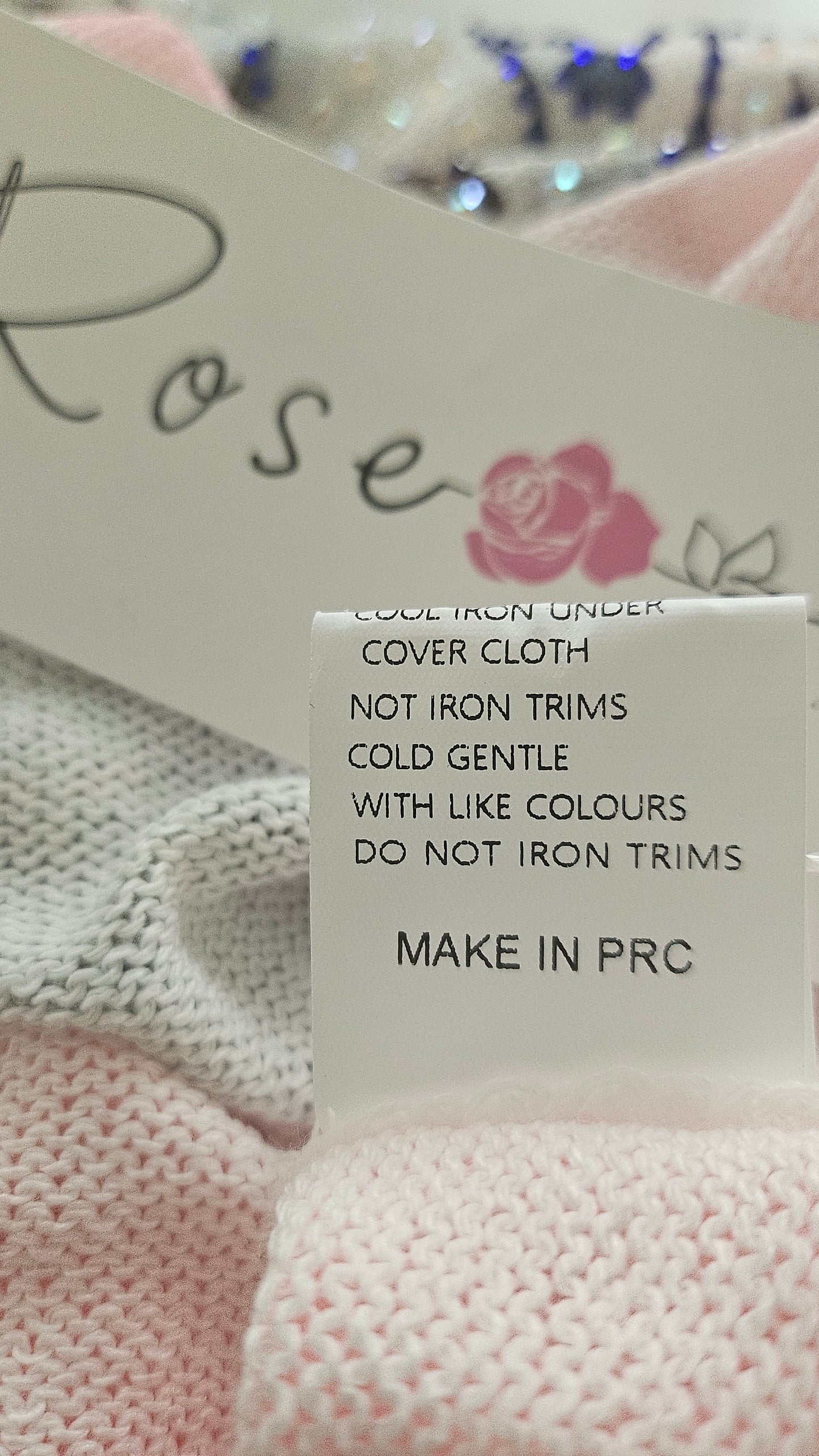 Feinstrick Tshirt rosa "Betty", Gr. onesize 38 bis 44 von ROSE