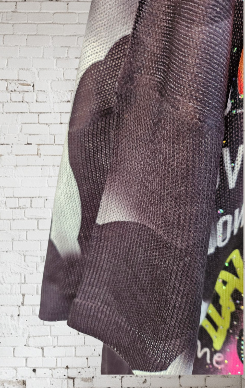 Feinstrick Tshirt "Donald Duck", Gr. onesize bis 44 von ROSE