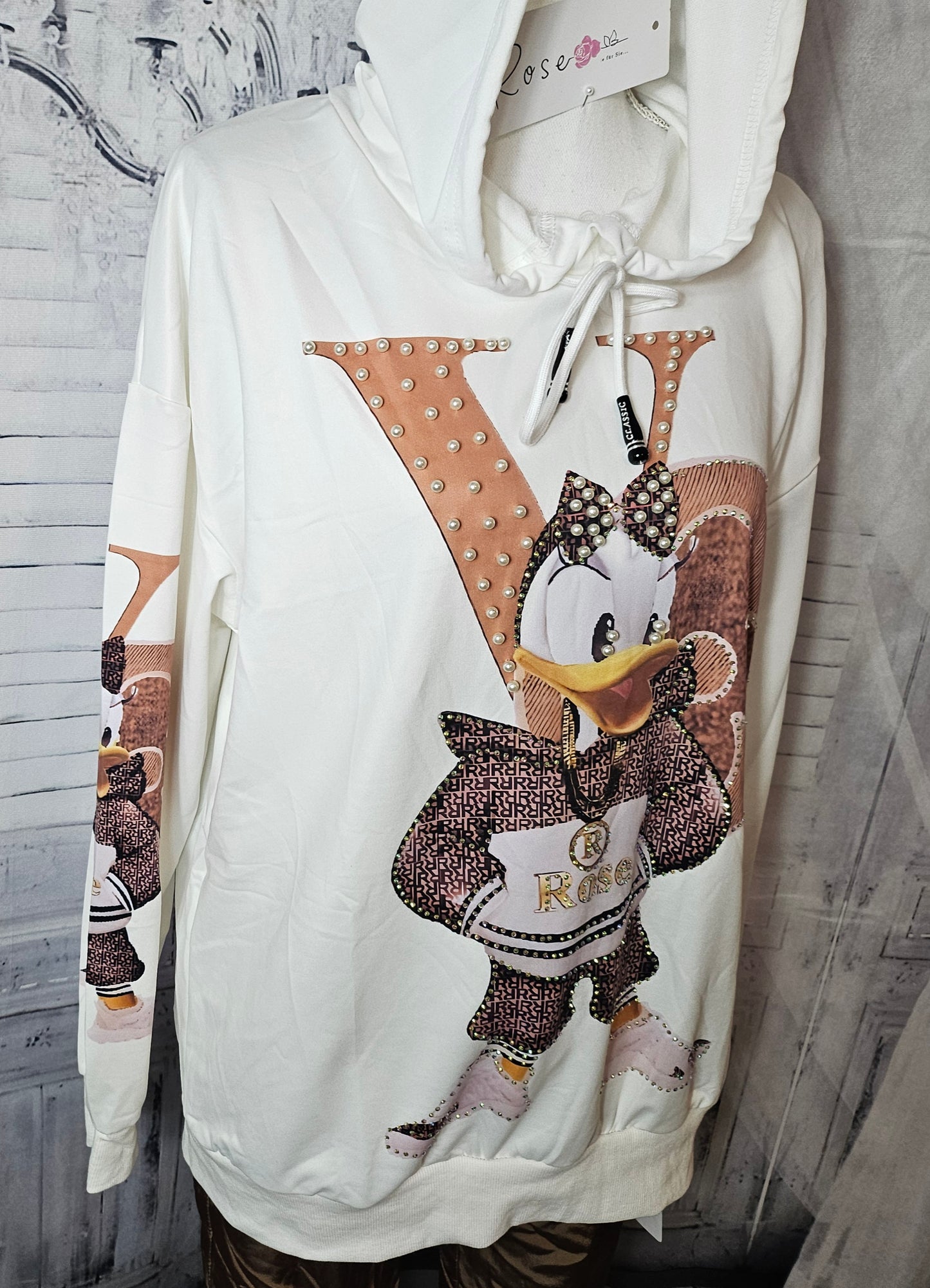 Sweat à capuche "Mickey" taille unique jusqu'au 42/44