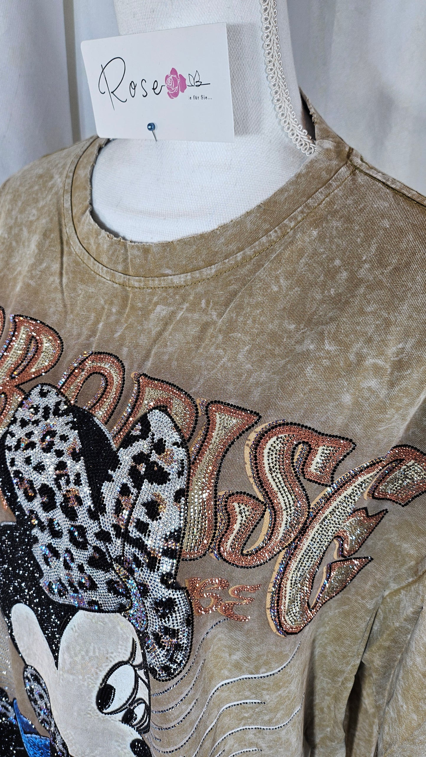 Tshirt cammel "Minnie", Gr. 40 bis 44/46 von ROSE