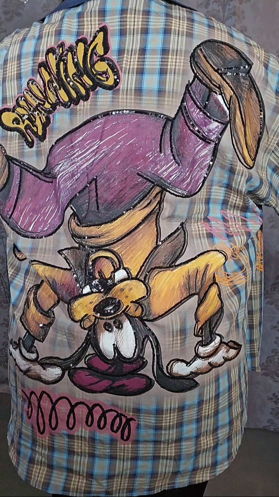 Karohemd "Goofy", Grösse onesize bis 44 von ROSE