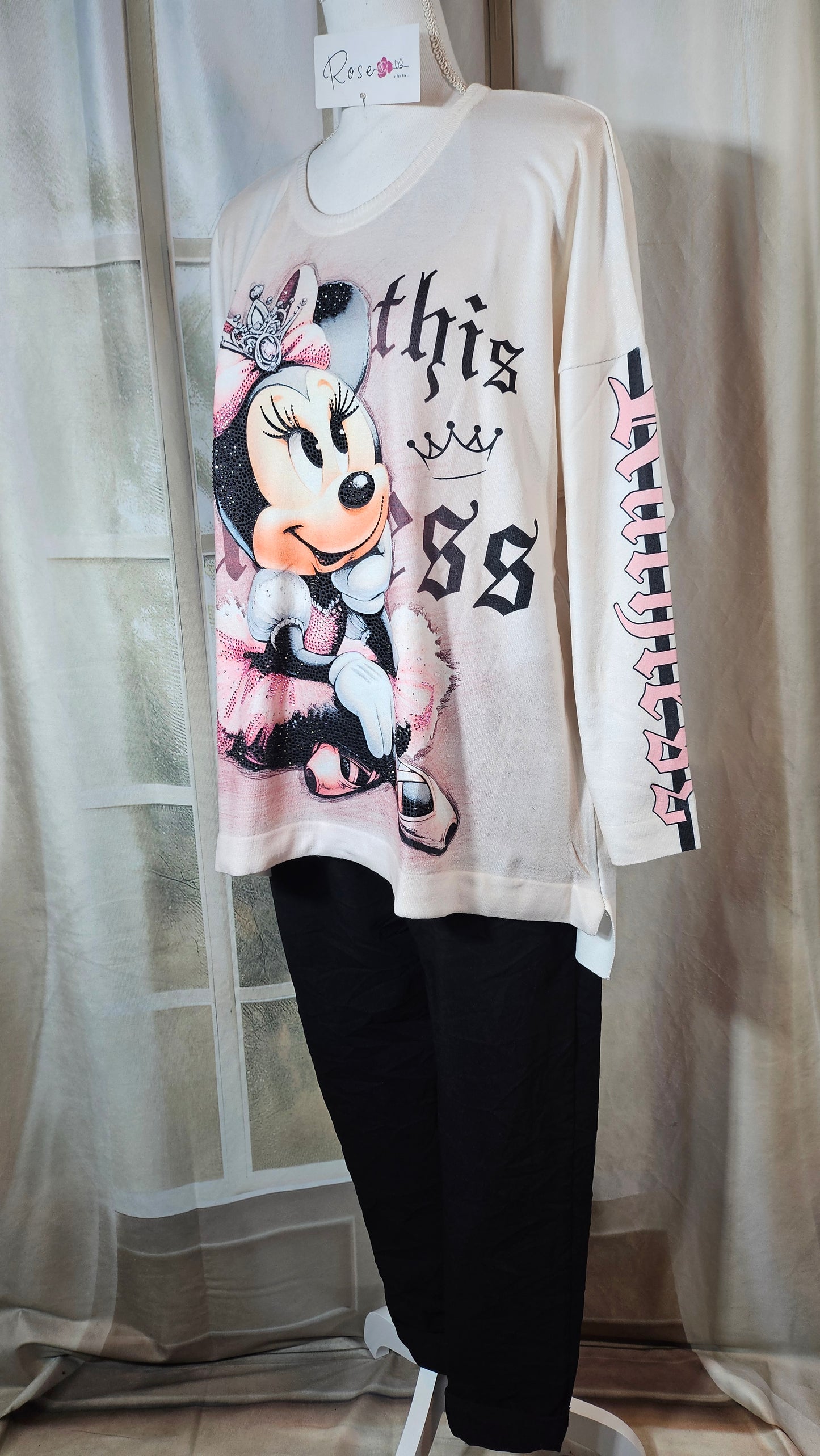Pullover weiss "Minnie", Gr. 40 - 44 von ROSE