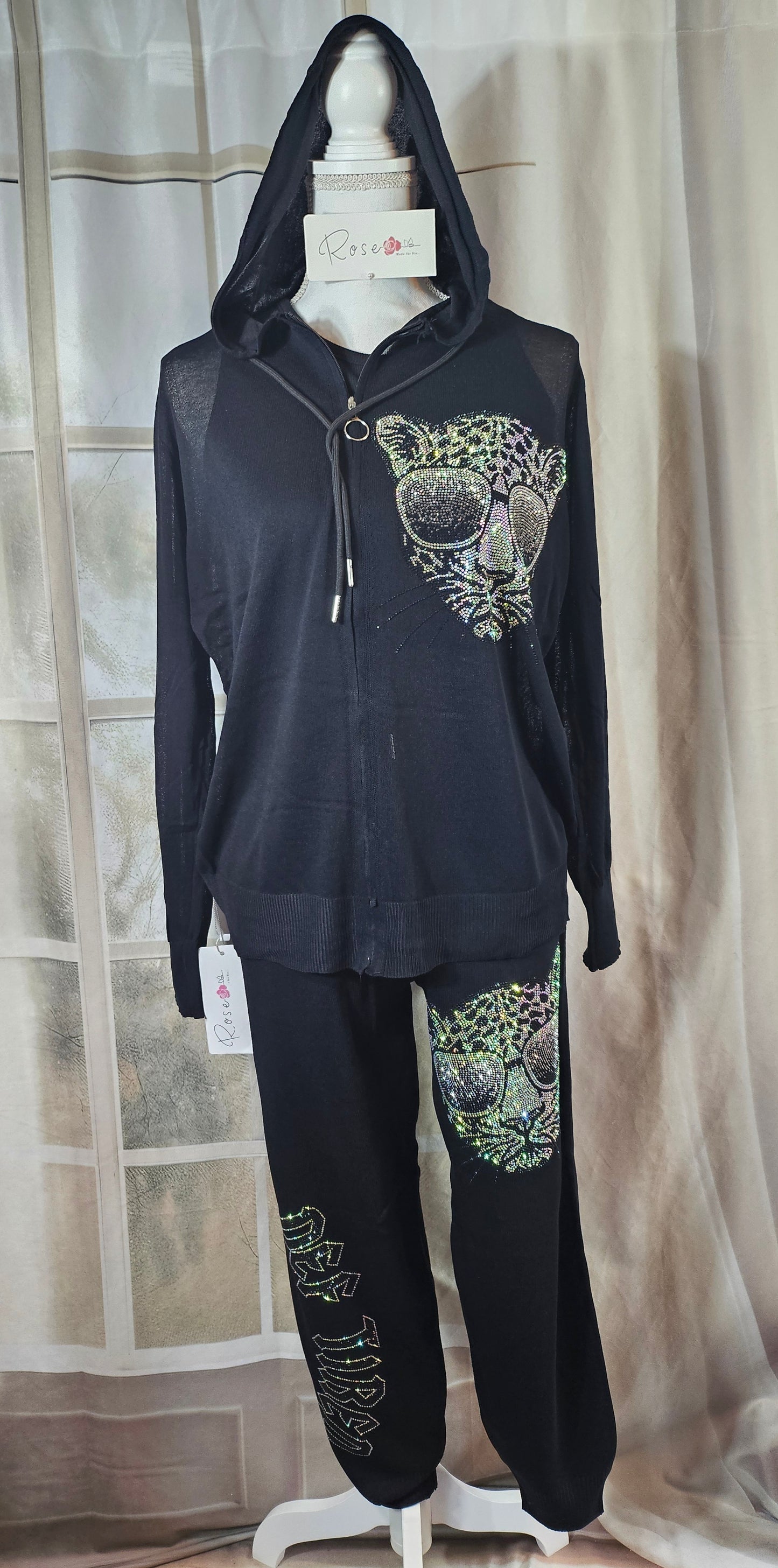2-Teiler "Leopard", Grösse onesize (36 - 42) von ROSE