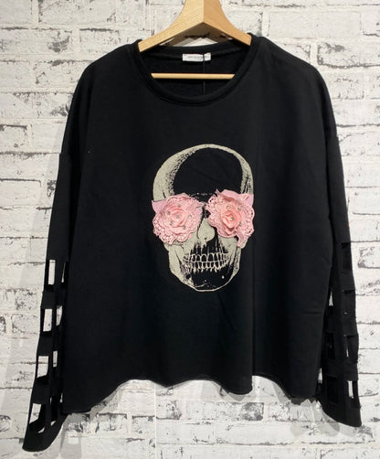Pullover "Skull", onesize 38 bis 42/44 von ISSIMA