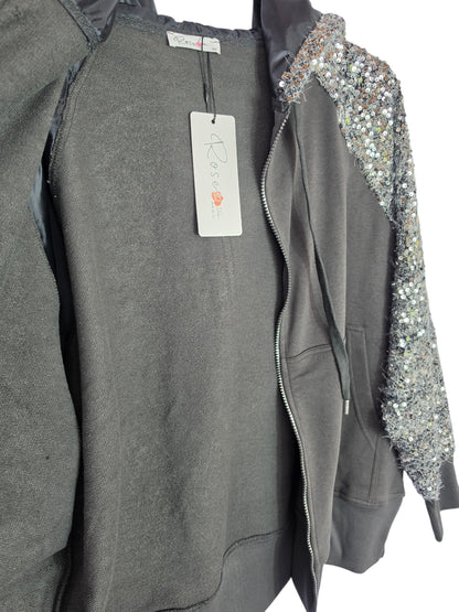 Sweatjacke "M. J.", Grösse onesize 38 bis 44 von ROSE