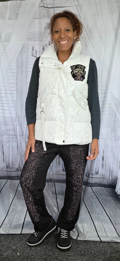 Weste weiss "Tiger", onesize 36 - 42 von ROSE