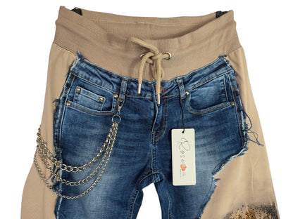 Jeanshose "Löwe", Grösse onesize 38 - 42, von ROSE