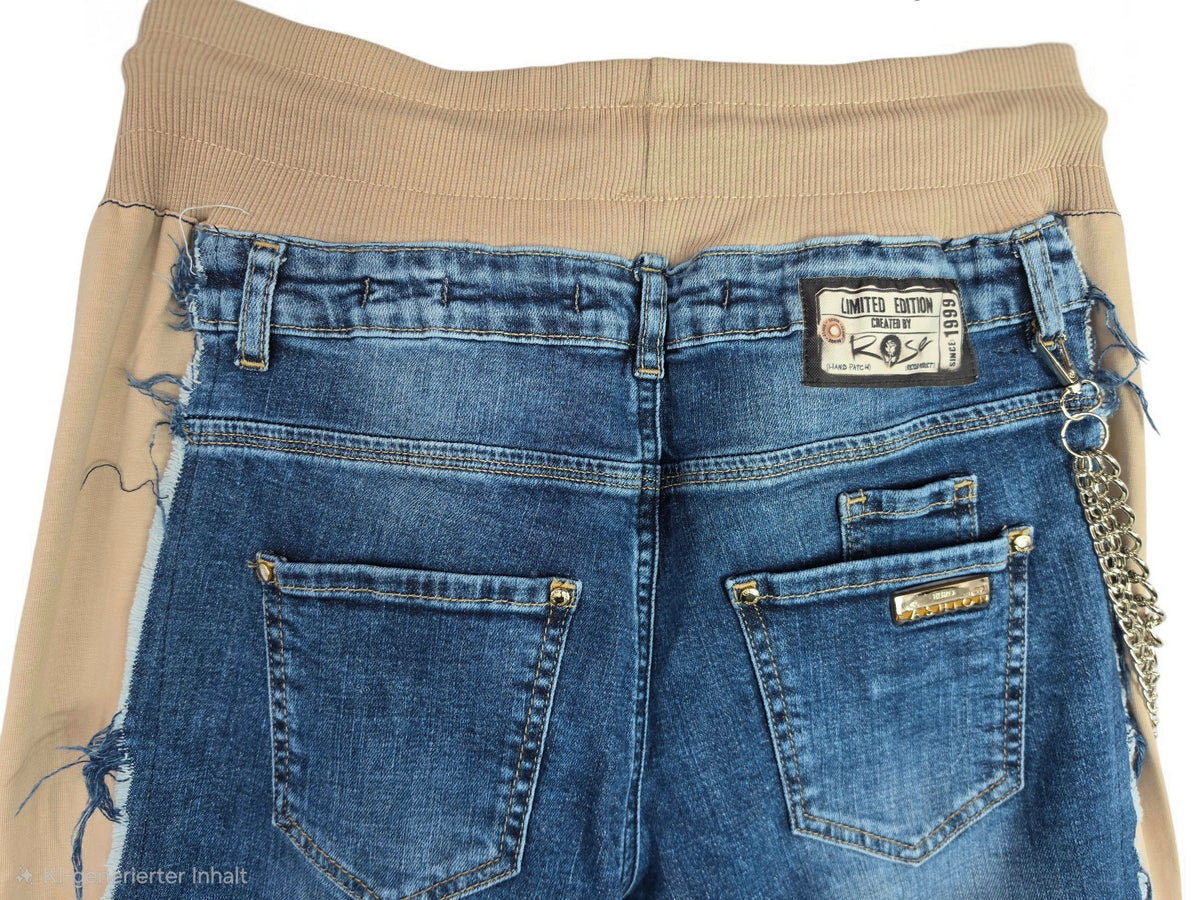 Jeanshose "Löwe", Grösse onesize 38 - 42, von ROSE