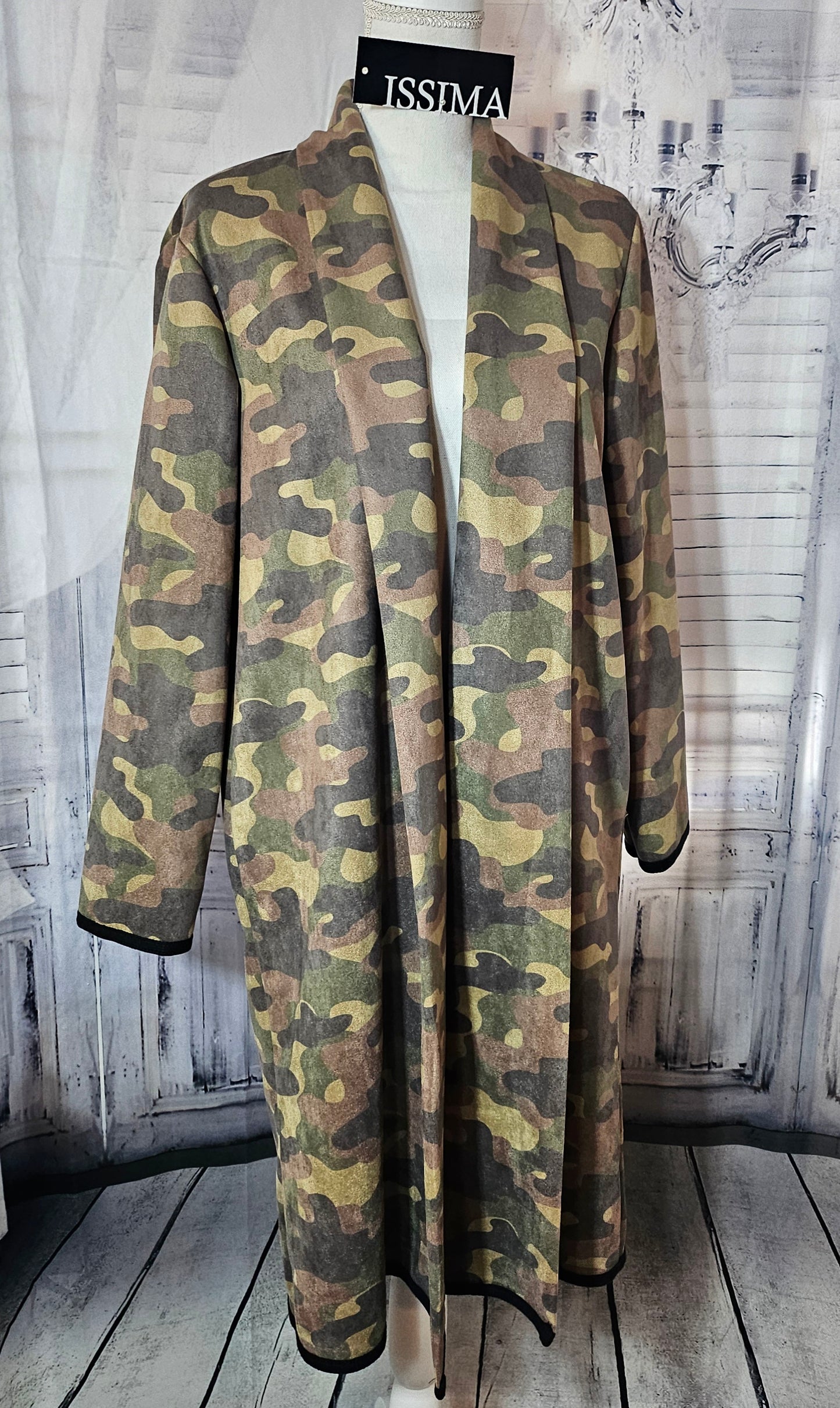 Longblazer camouflage mit Engelsflügeln, Grösse 42/44