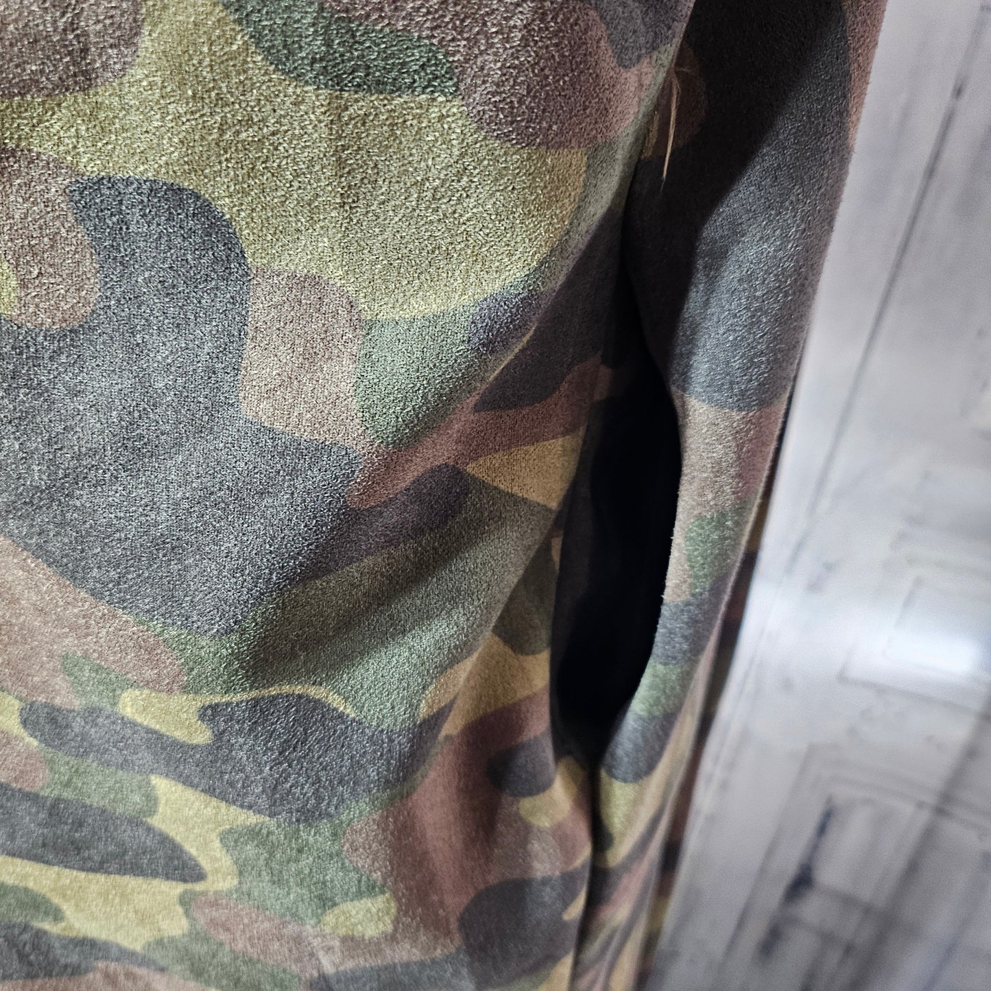 Longblazer camouflage mit Engelsflügeln, Grösse 42/44