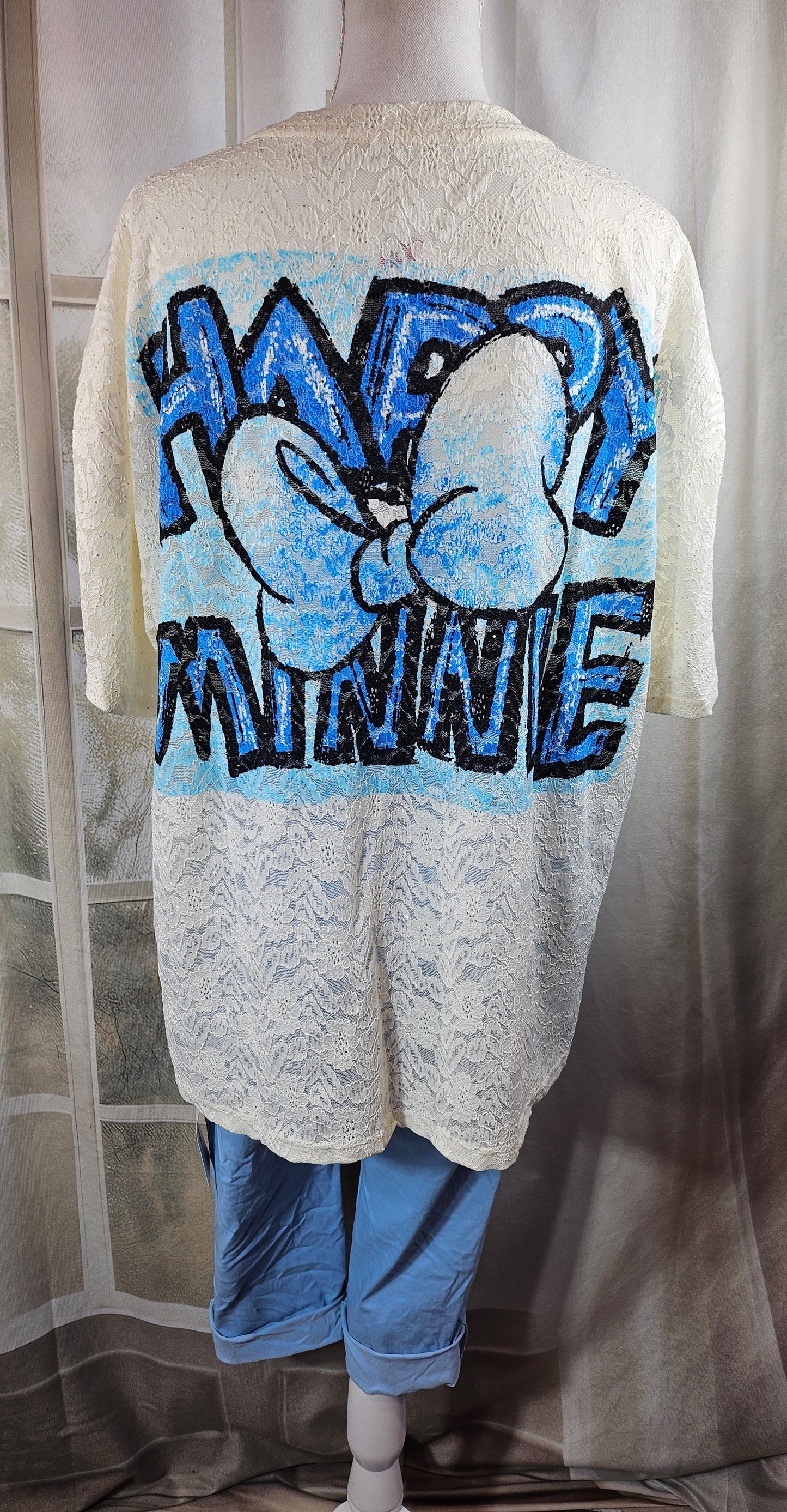 Tshirt weiss "Minnie", Gr. 38 bis 42/44 von ROSE