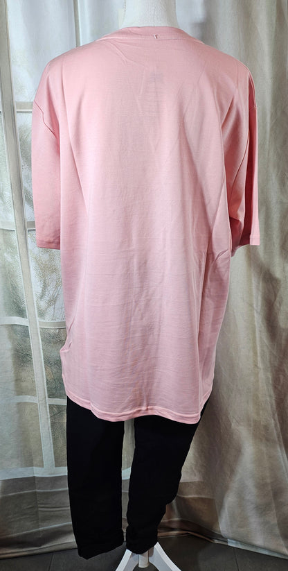 Tshirt rosa "Snoopy", Gr. onesize 38 bis 42/44 von ROSE
