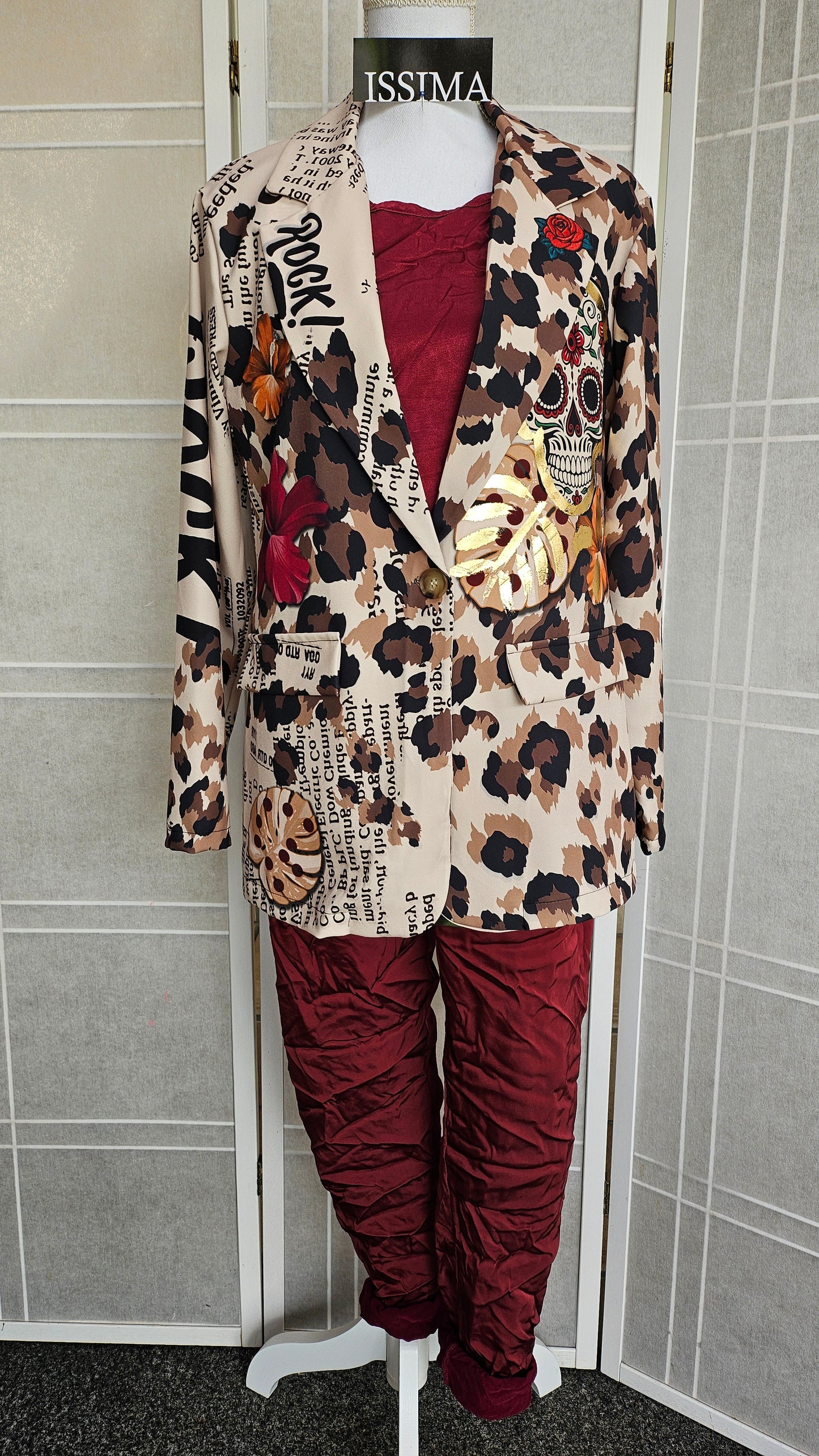 Blazer "Skull", Grösse onesize 40 bis 42/44 von ISSIMA