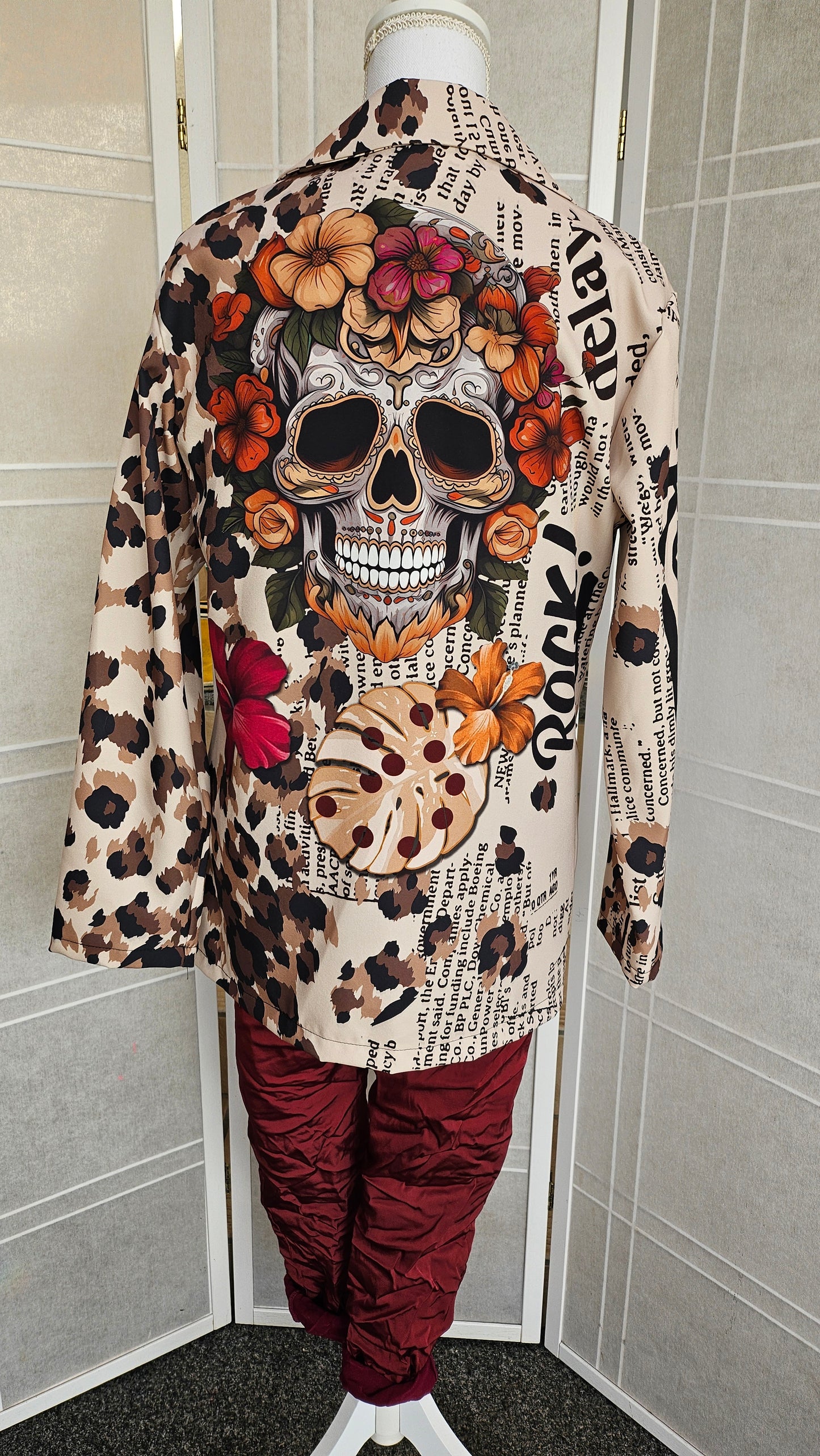 Blazer "Skull", Grösse onesize 40 bis 42/44 von ISSIMA