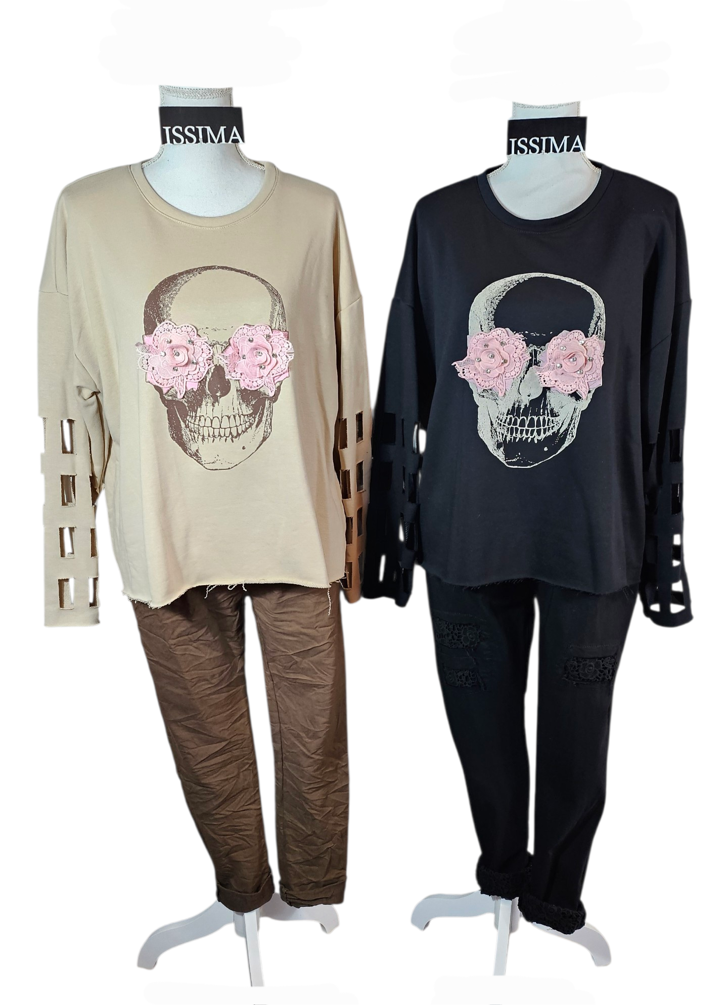 Pullover "Skull", onesize 38 bis 42/44 von ISSIMA