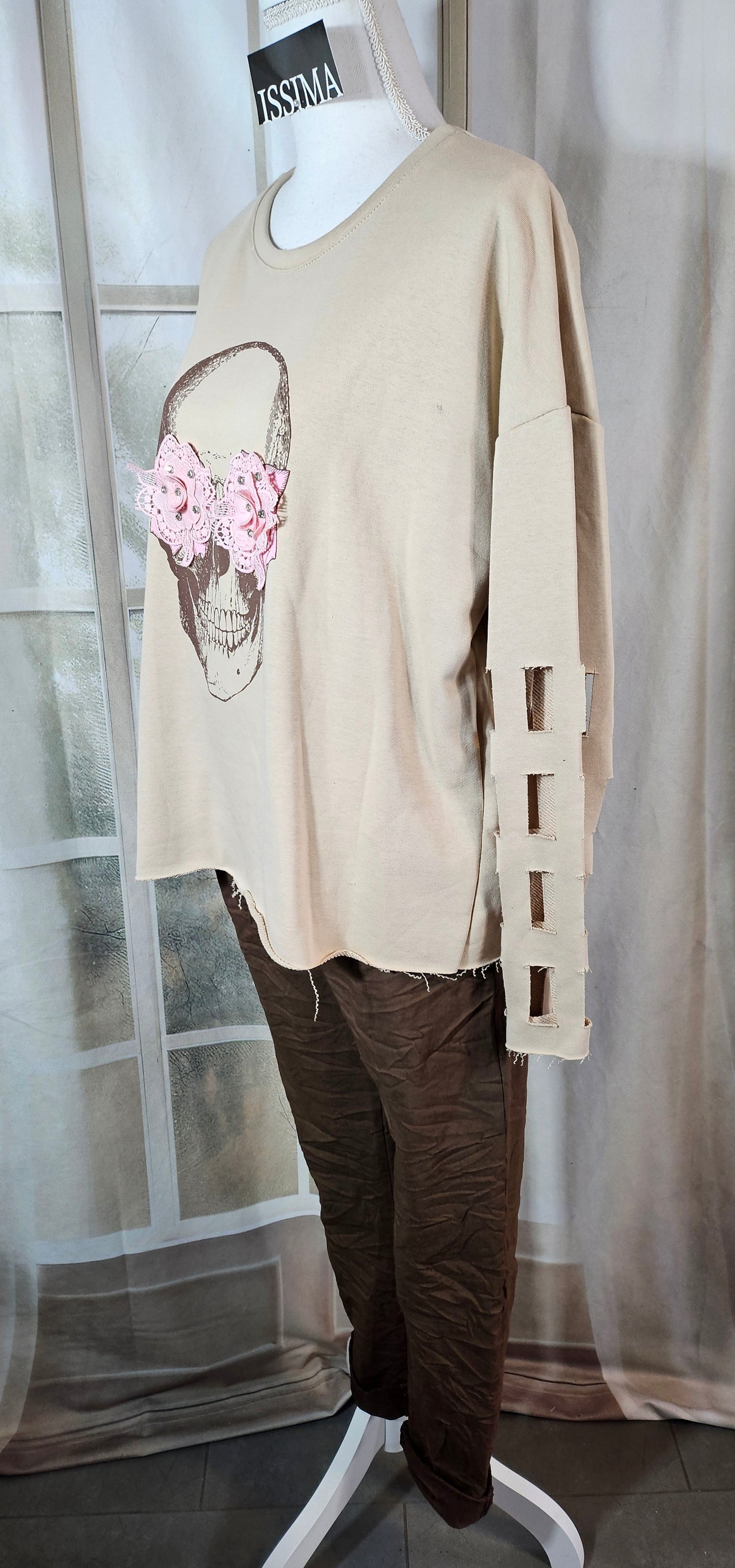 Pullover "Skull", onesize 38 bis 42/44 von ISSIMA