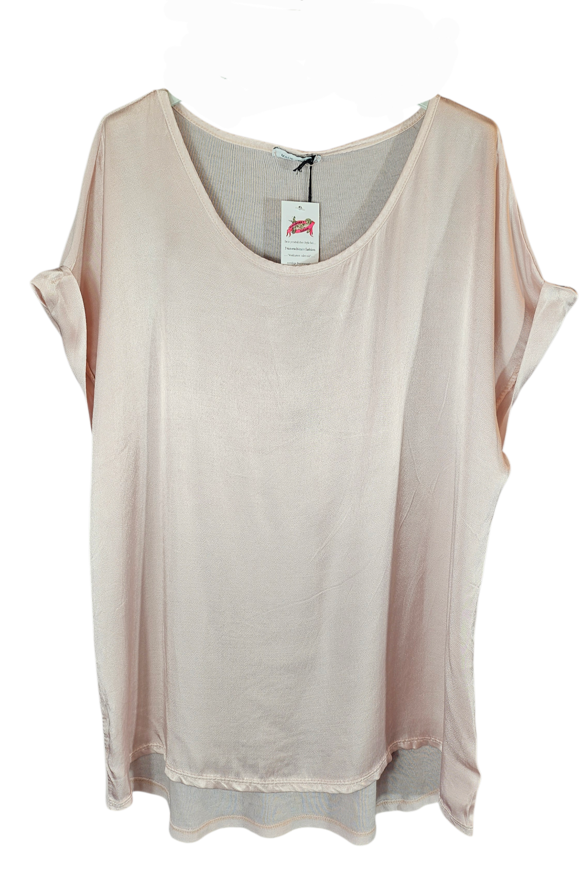 Tshirt hellrosa "Two Faces", Gr. onesize 38 bis 42/44 von ISSIMA