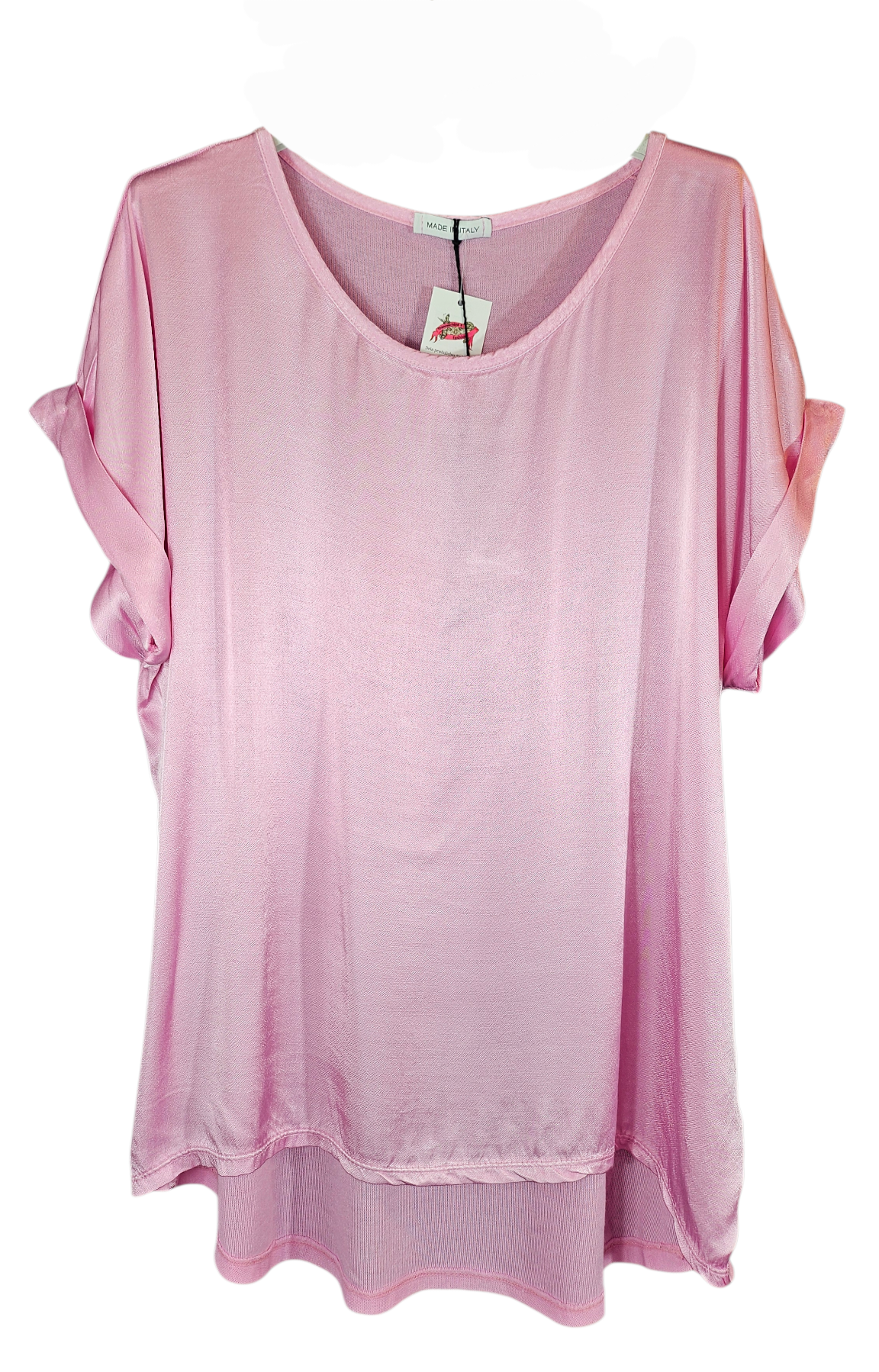 Tshirt rosa "Two Faces", Gr. onesize 38 bis 42/44 von ISSIMA