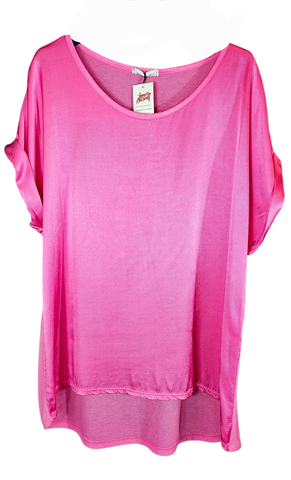 Tshirt pink "Two Faces", Gr. onesize 38 bis 42/44 von ISSIMA