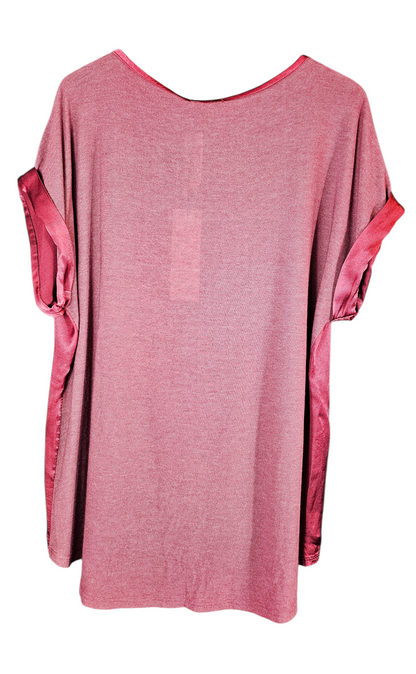 Tshirt rot "Two Faces", Gr. onesize 38 bis 42/44 von ISSIMA