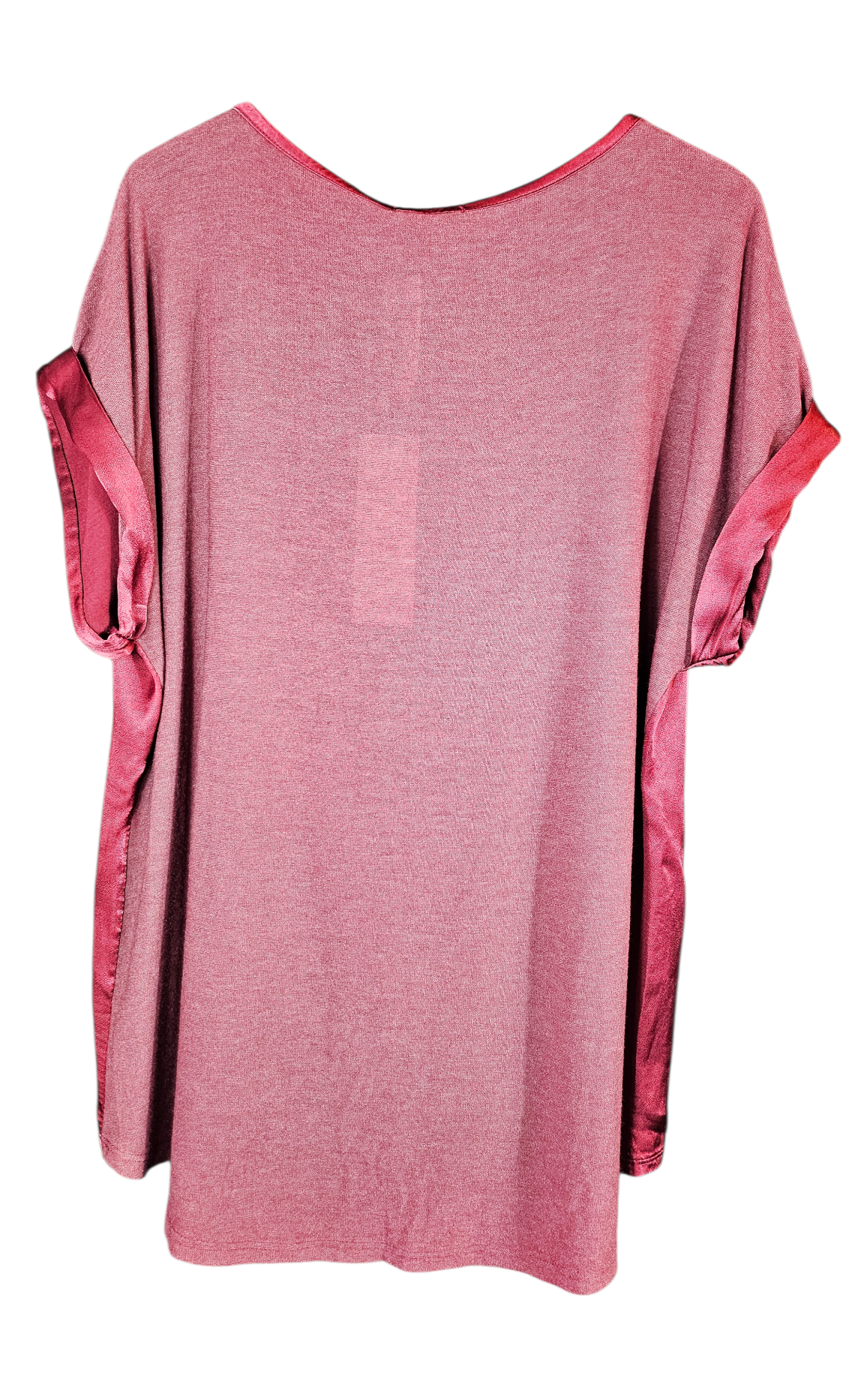 Tshirt bordeaux rot "Two Faces", Gr. onesize 38 bis 42/44 von ISSIMA