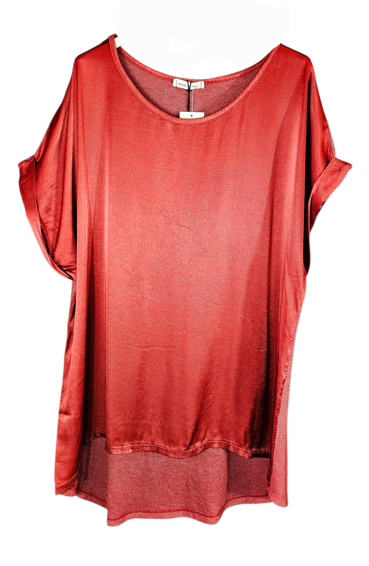 Tshirt rot "Two Faces", Gr. onesize 38 bis 42/44 von ISSIMA