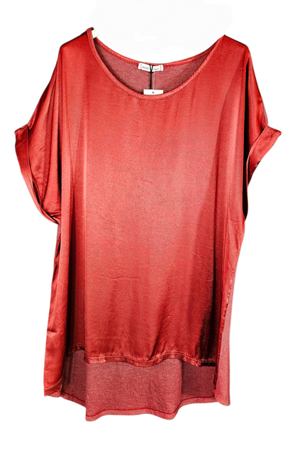 Tshirt rot "Two Faces", Gr. onesize 38 bis 42/44 von ISSIMA